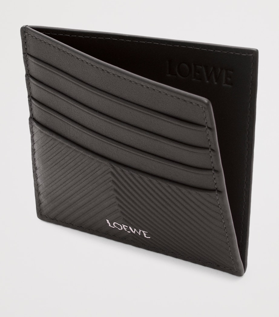 Leather Open Card Holder DARK GREY Image 2