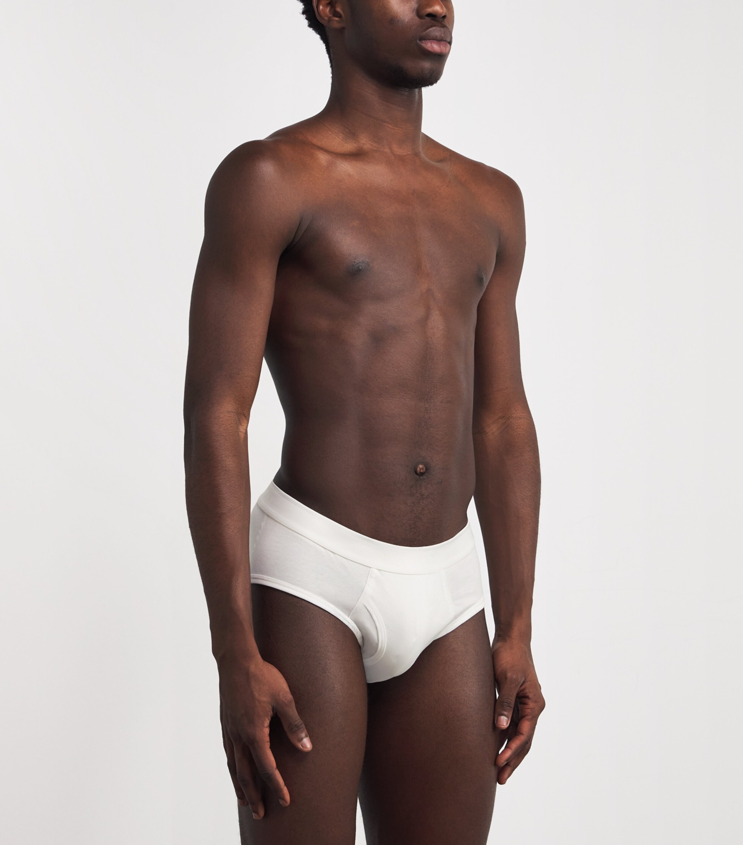 Superfine Cotton Briefs WHAA - WHT Image 2