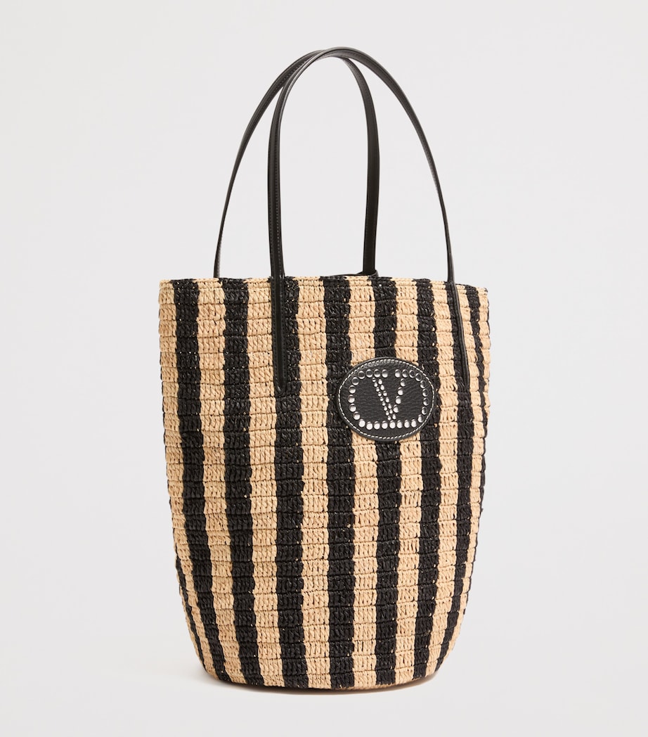 Valentino Garavani Raffia Bucket Bag Image 3