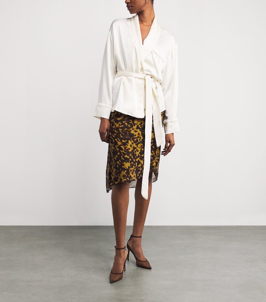 Mesh Love Affair Pumps 80 BROWN Image 5