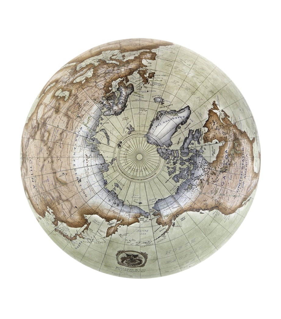 Bellerby The Brass Albion Desk Globe (22cm) Green Image 4