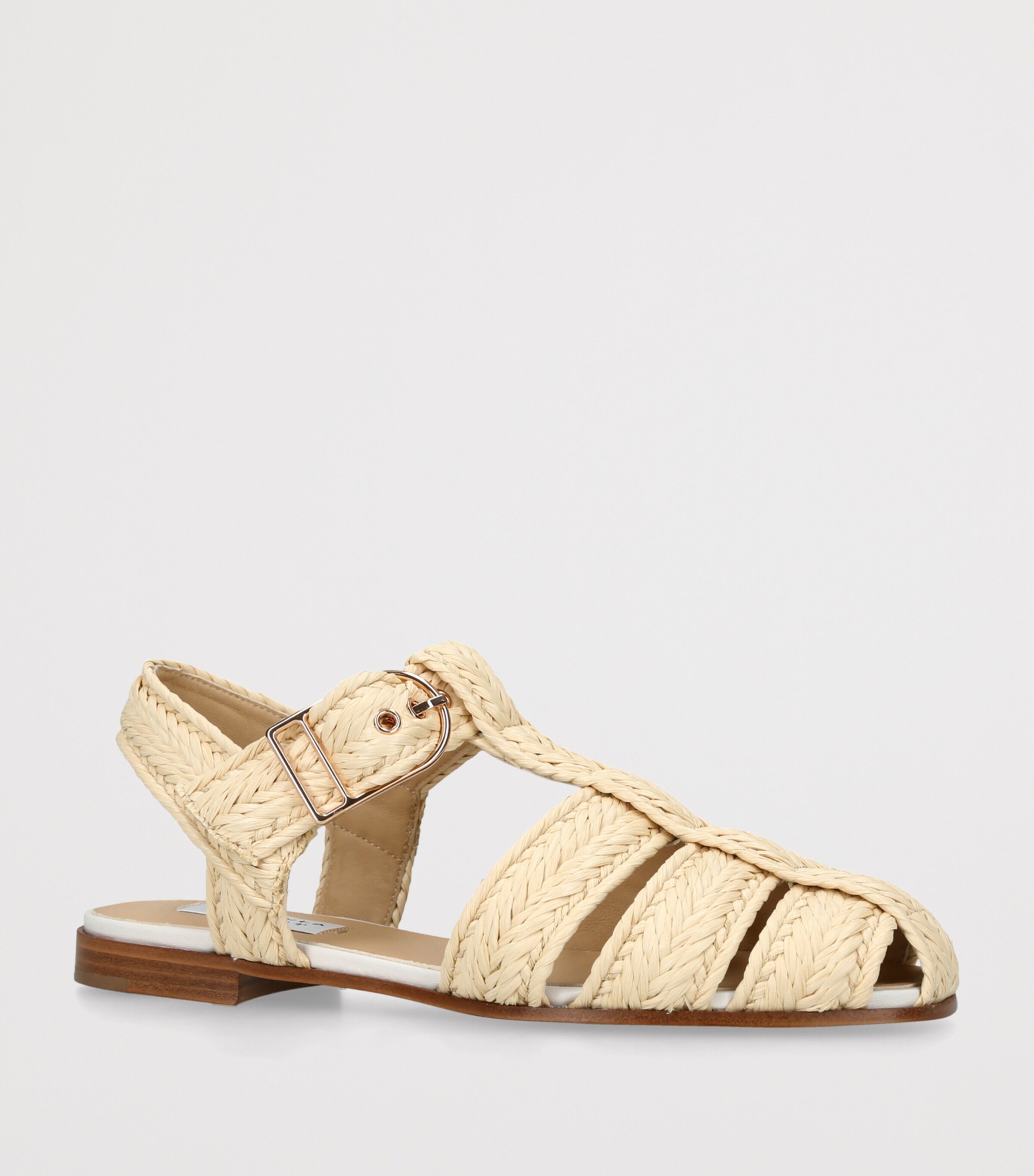 Gabriela Hearst Raffia Lynn Sandals Cream Image 3