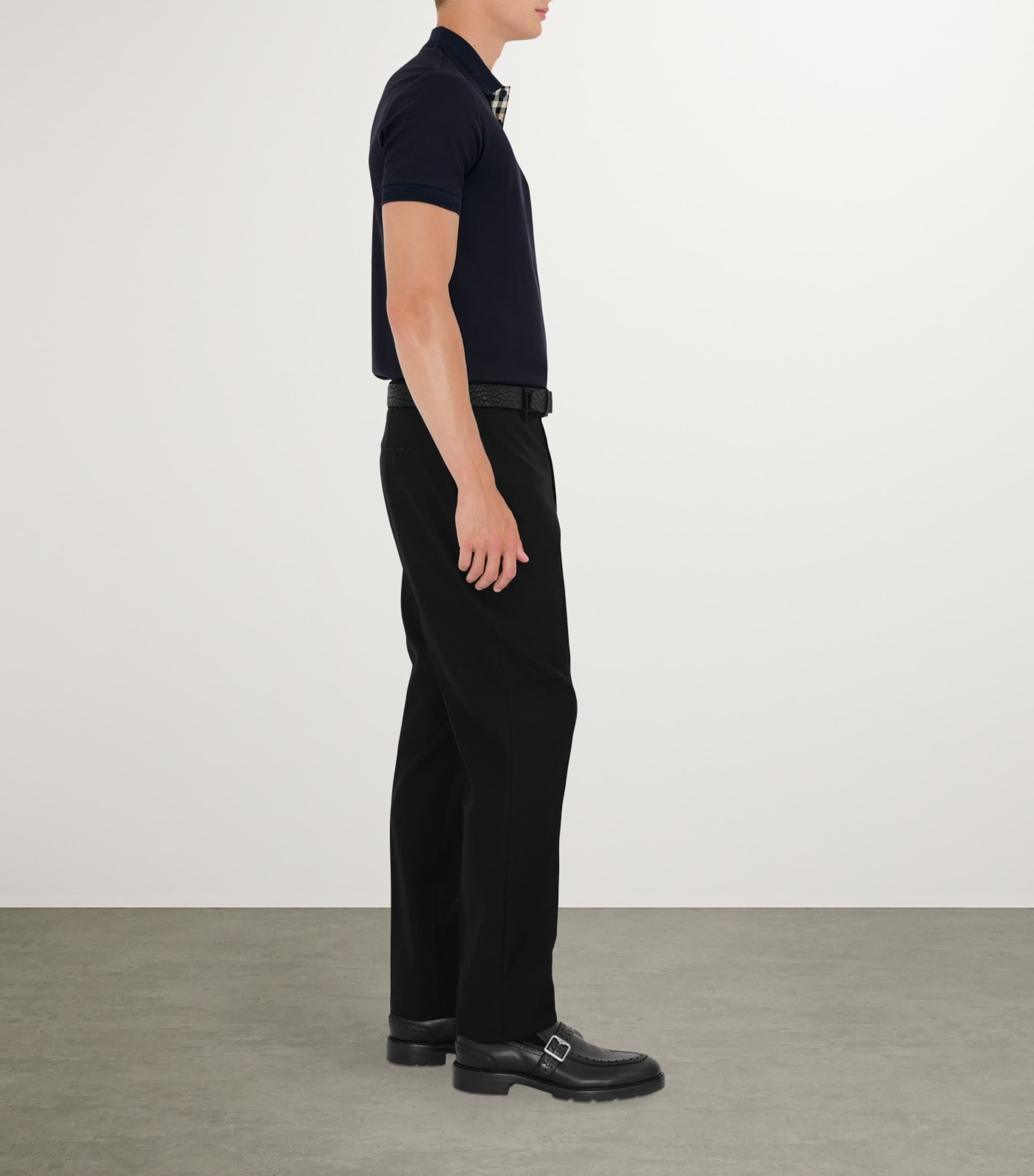 Cotton EKD Polo Shirt COAL BLUE Image 3