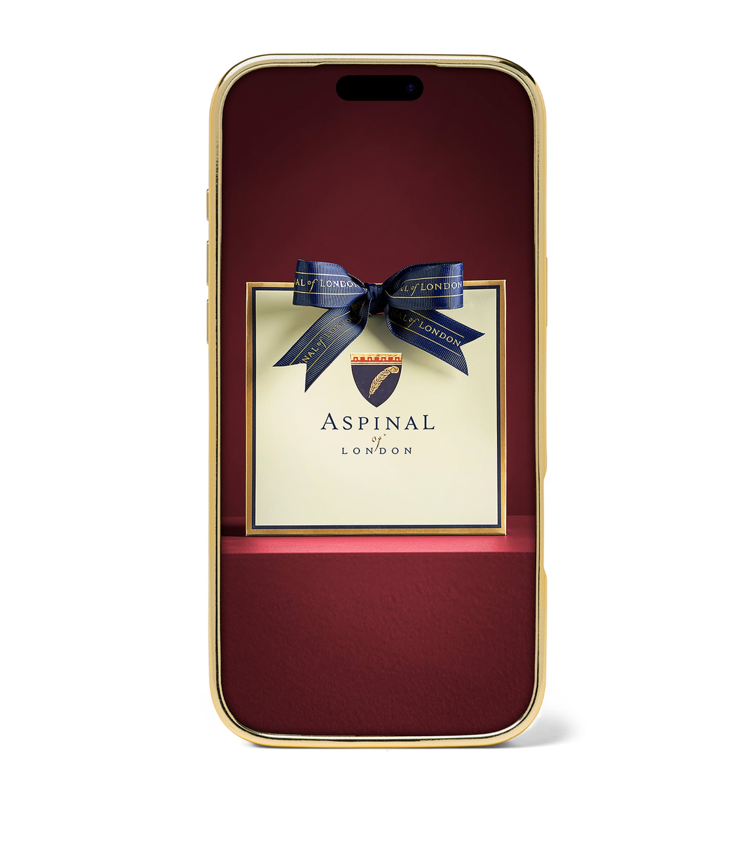 Aspinal Of London Leather iPhone 17 Pro Max Case Cherry Image 2