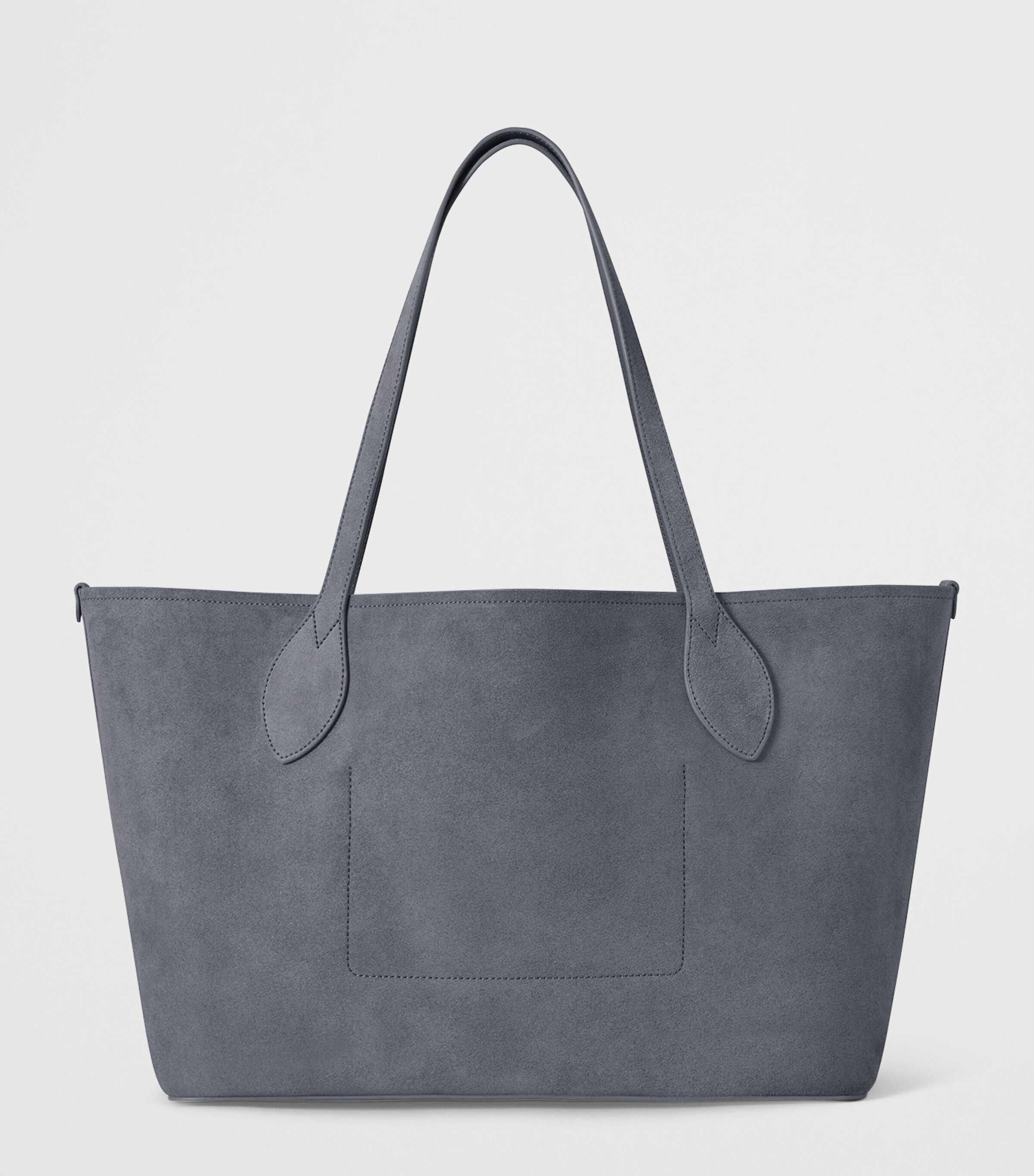 Mulberry Suede Tree Tote Bag Foggy Grey Image 3