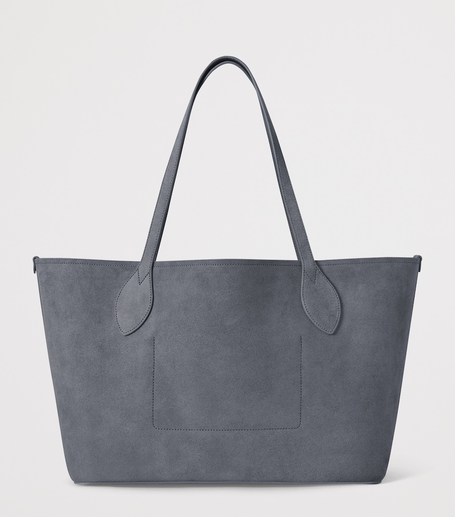 Mulberry Suede Tree Tote Bag Foggy Grey Image 3