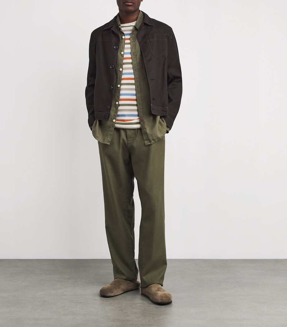 Cotton Rokeby Stripe T-Shirt WHISPER WHITE Image 2