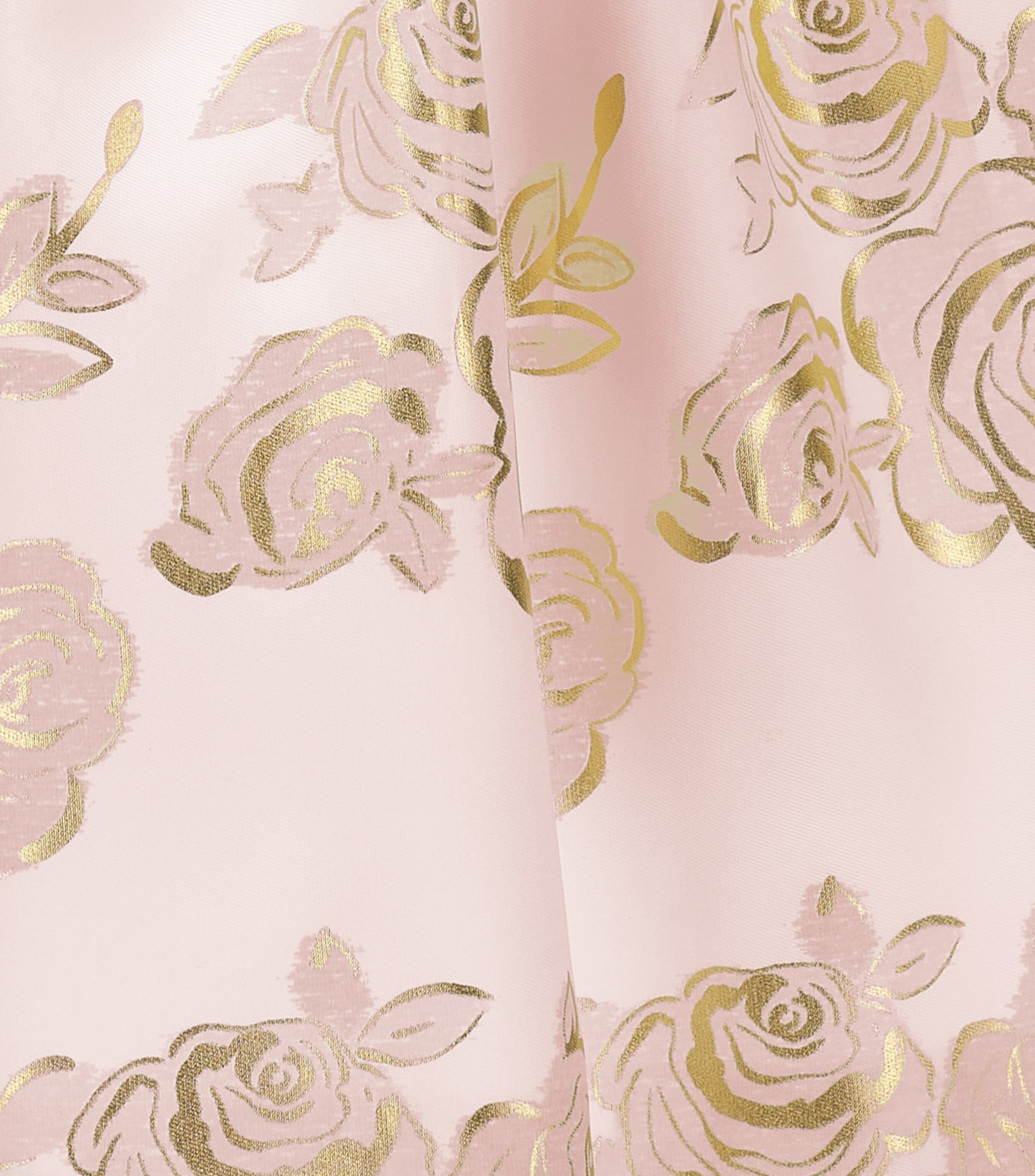 Mikado Rose Dress (2-14 Years) ROSA CHIARO + ORO Image 2