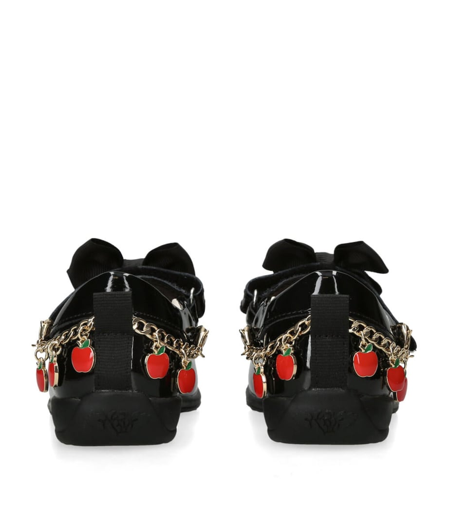 Patent Leather Dolly School Shoes BLACK Image 2