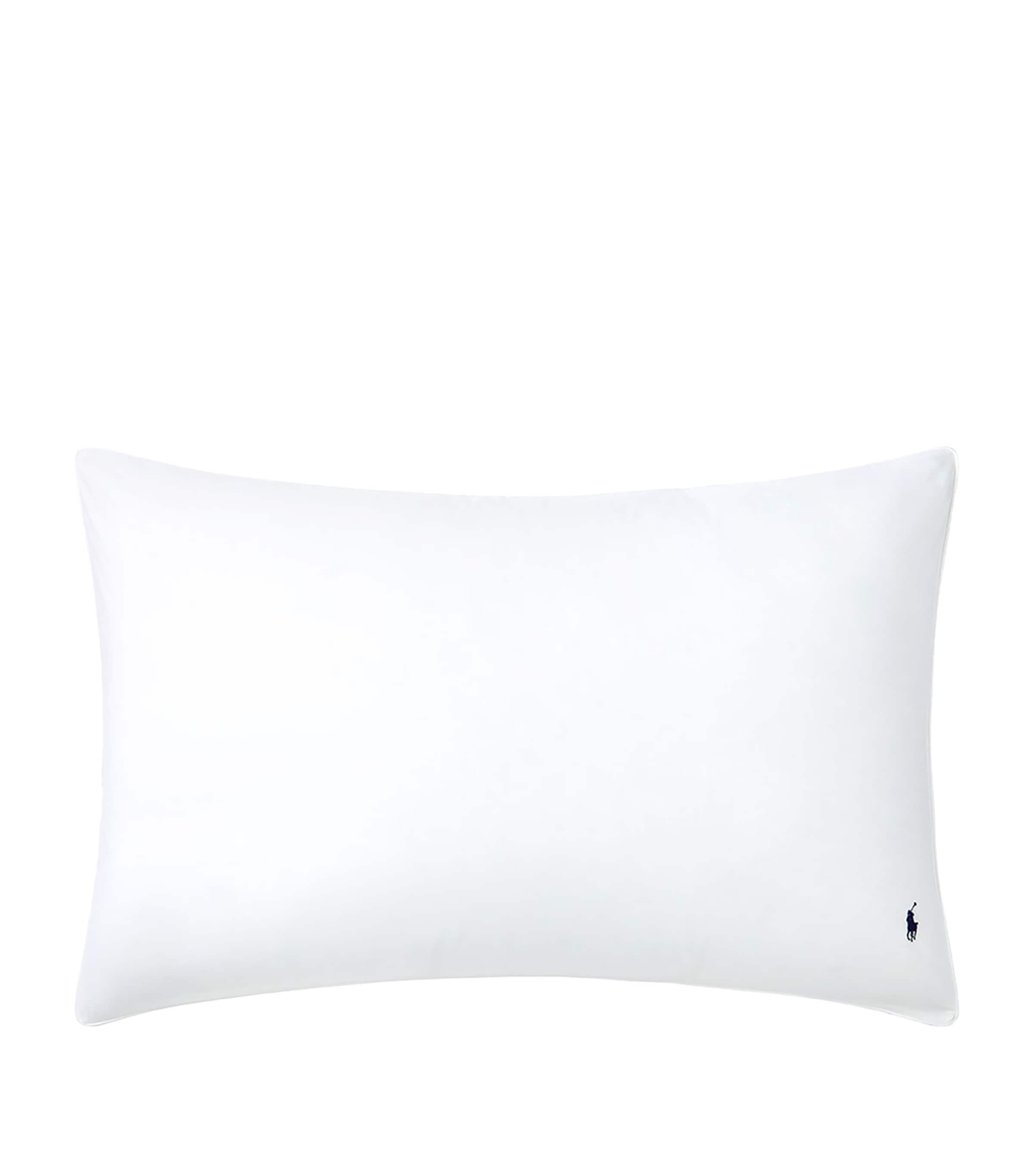 Ralph Lauren Home Polo Player Standard Pillowcase (50cm x 75cm) White Image 1