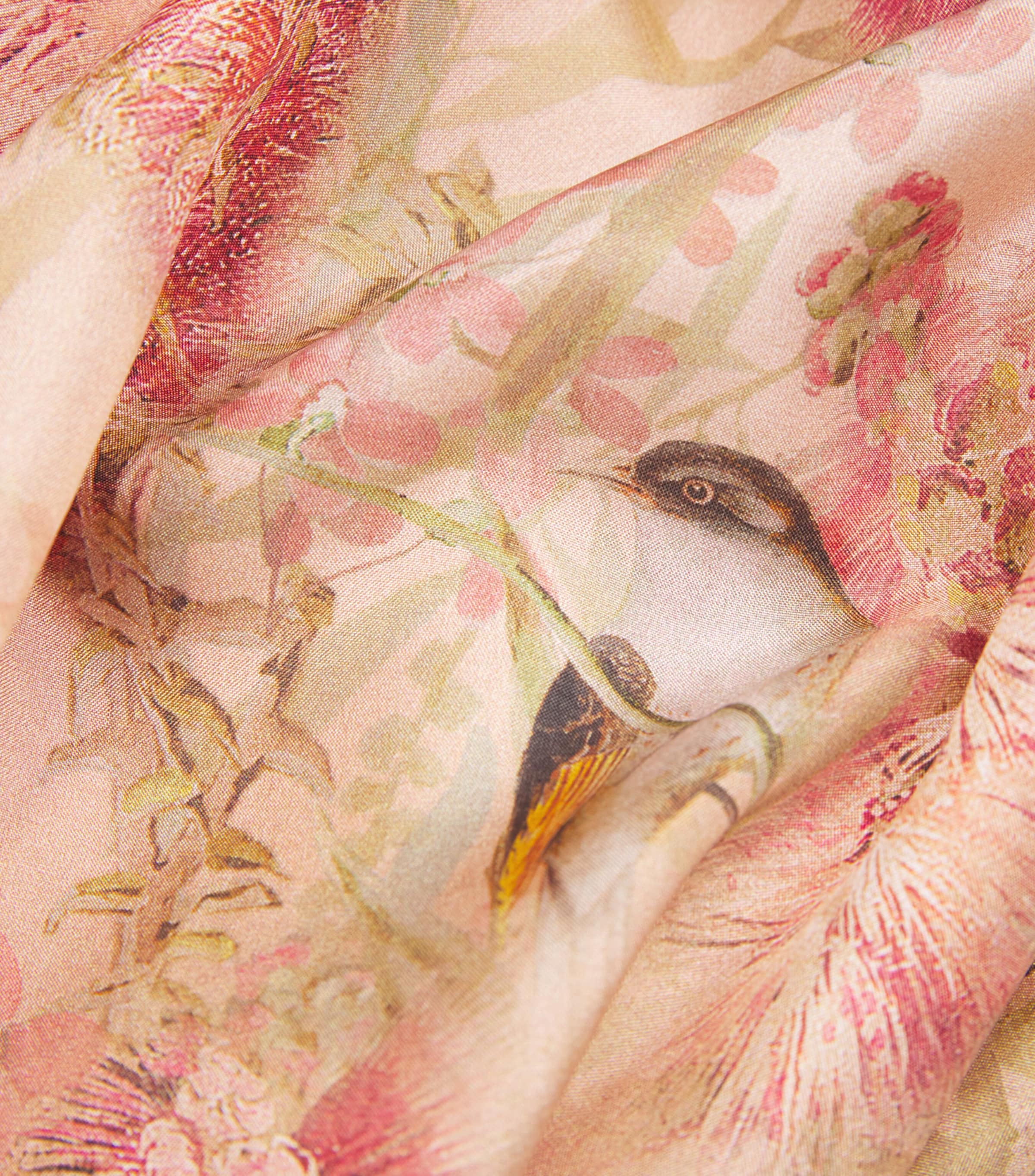 Zimmermann Silk Cascadian Tunic Top | Harrods UK