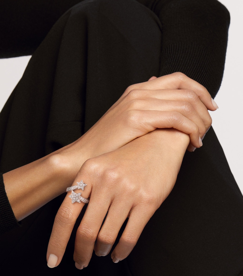 White Gold And Diamond Comète Ring NO COLOUR Image 2