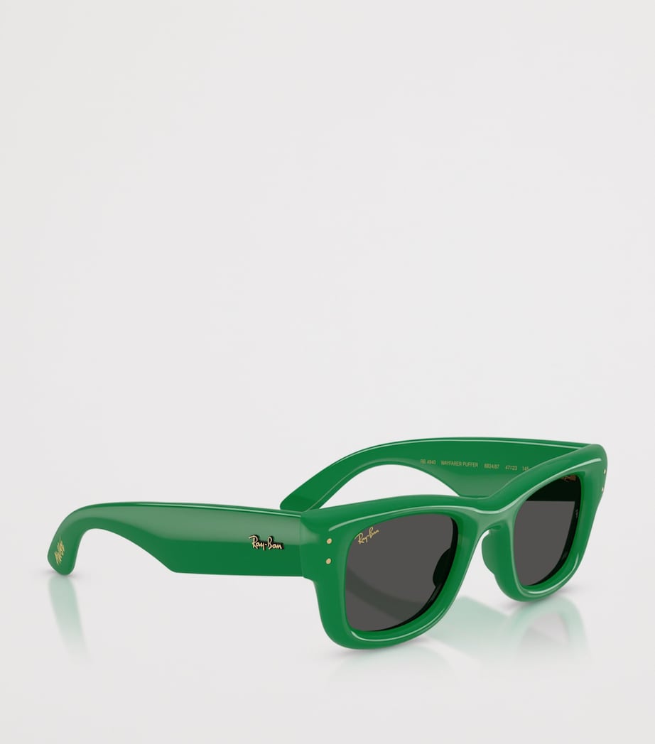 Nylon Puffer Square Wayfarer Sunglasses 683487 Image 6