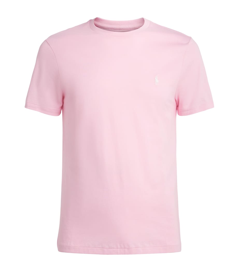 Polo Ralph Lauren Mens Cotton Custom Slim-Fit T-Shirt Garden Image 1