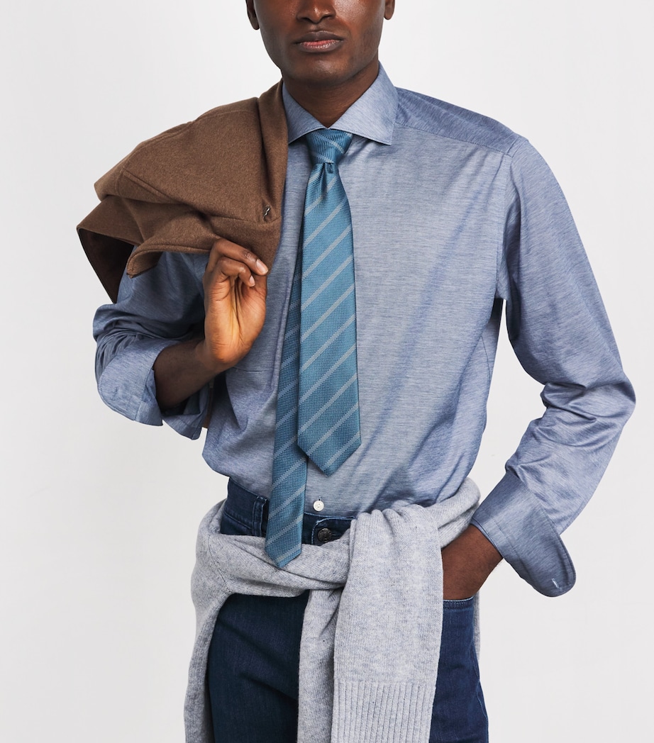 Silk Stripe Jacquard Tie F8086 Image 2