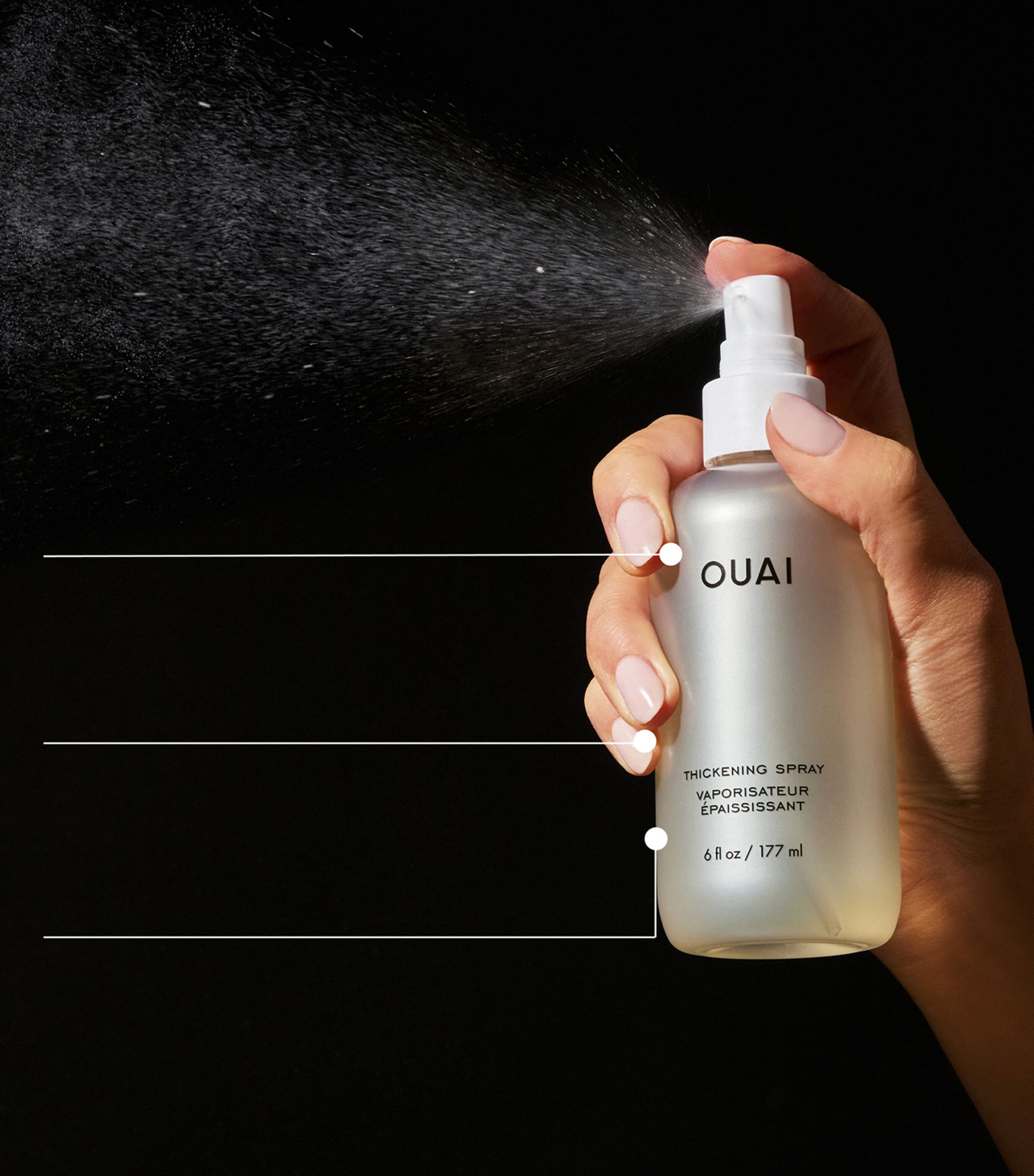 Ouai Thickening Spray (177ml) Image 6
