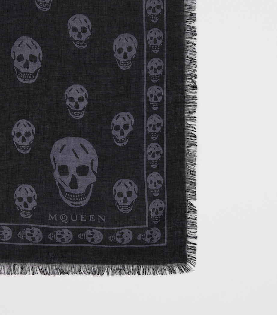 Silk Skull Scarf 1061 Image 3