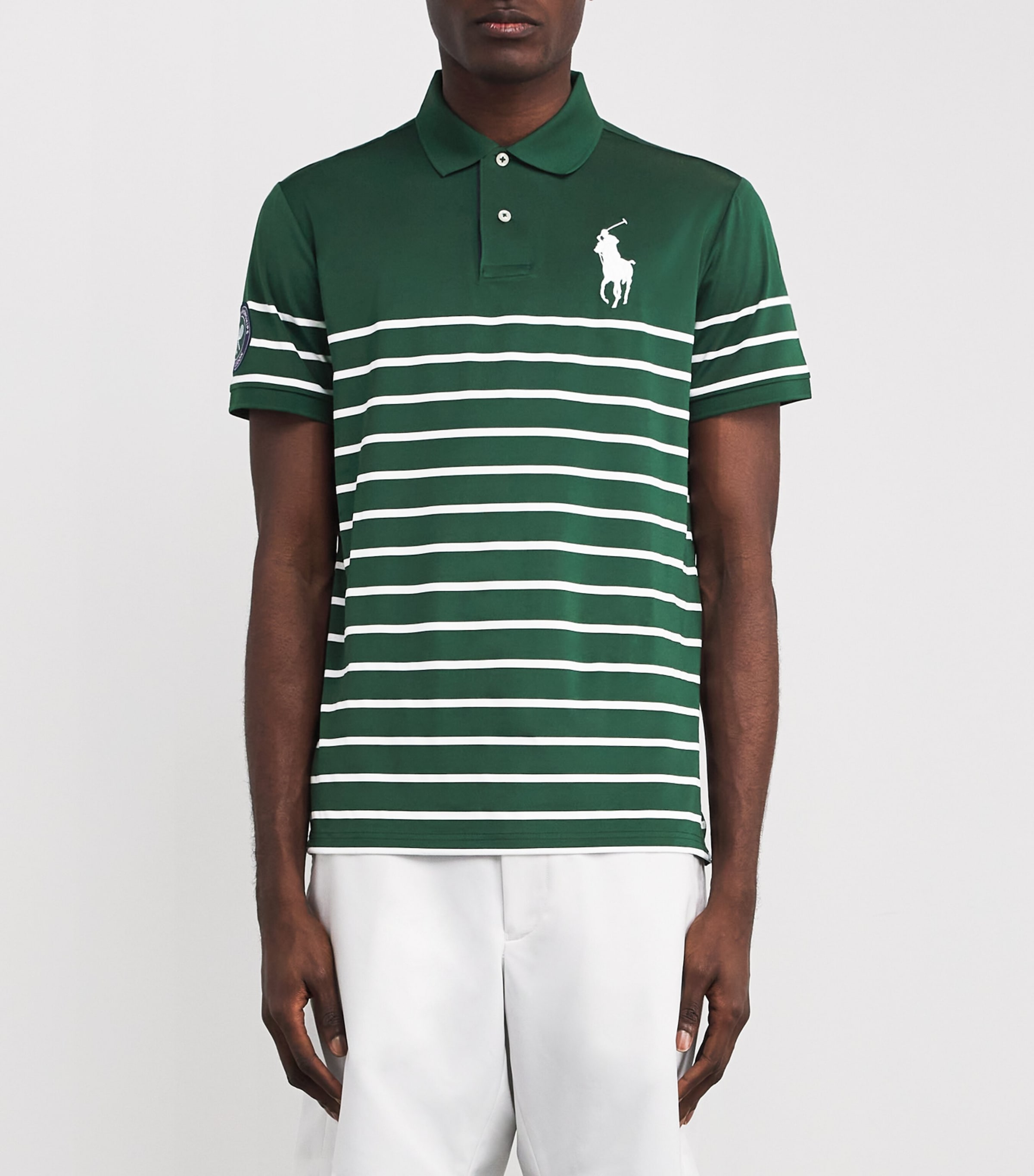 POLO RALPH LAUREN ポロシャツ WIMBLEDON 2016 ウィンブルドン ボールキッド ストライプド ポロシャツ | ラルフ