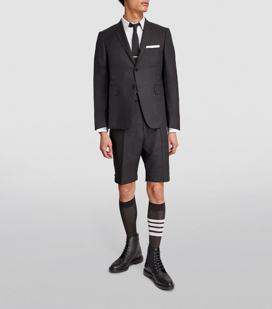 Leather Lace-Up Boots BLACK Image 4