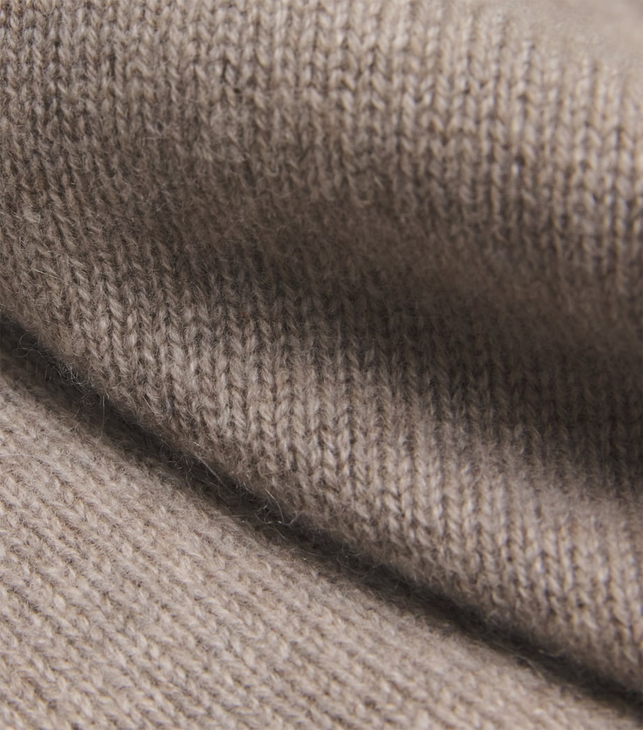 Cashmere Boyfriend Sweater GREIGE Image 5
