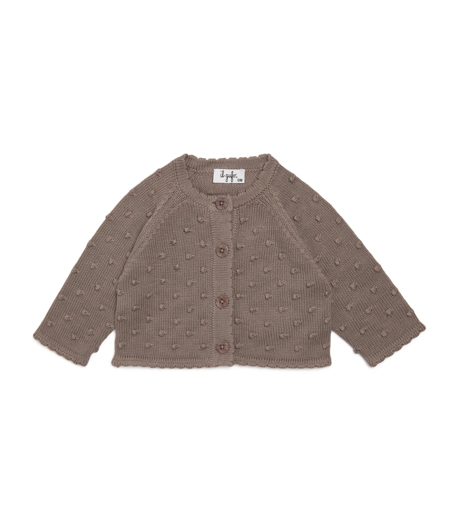 Wool Cardigan (6-36 Months) 175TEAK BROWN Image 1
