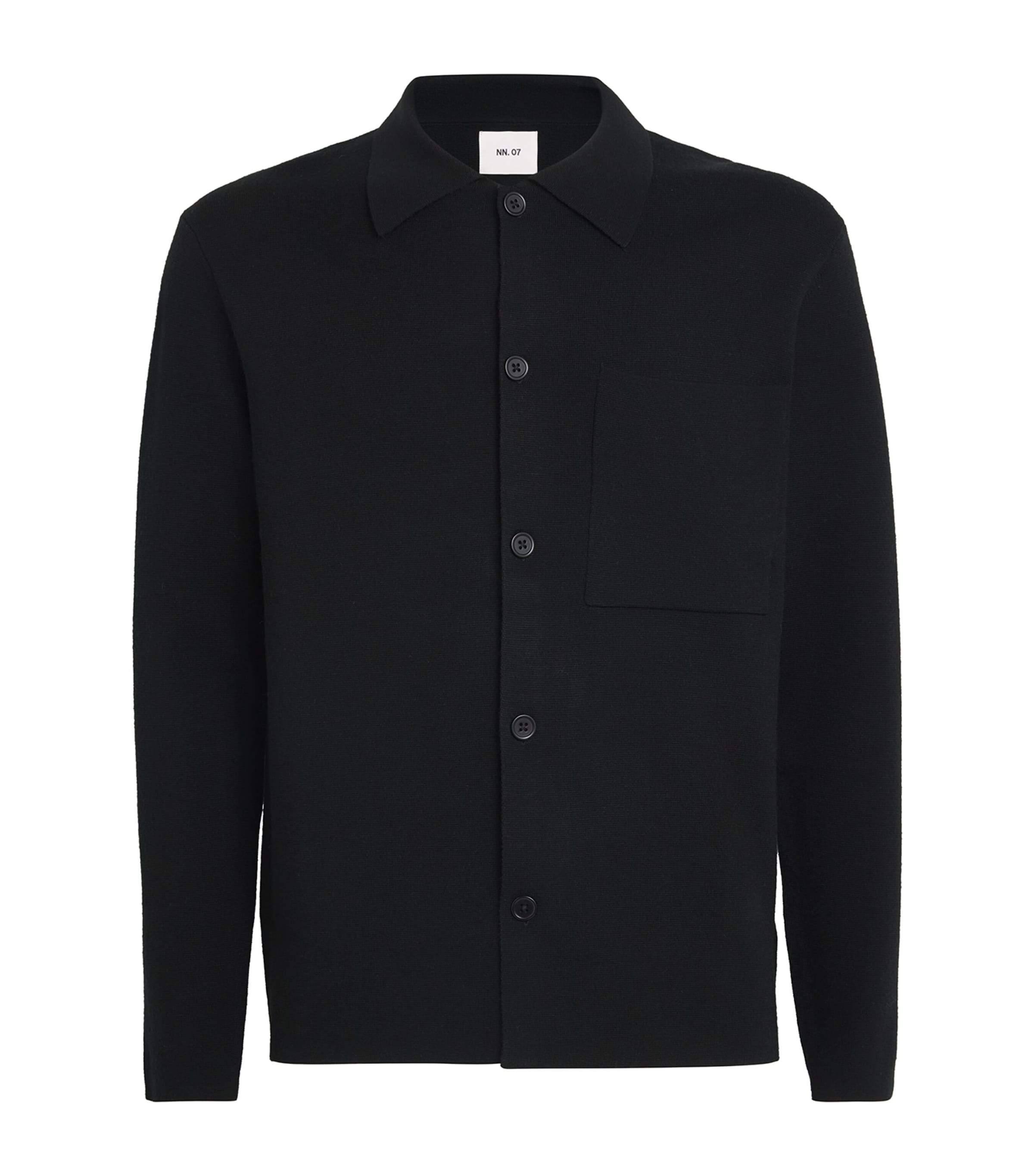 Wool-Blend Jonas Overshirt BLACK Image 1