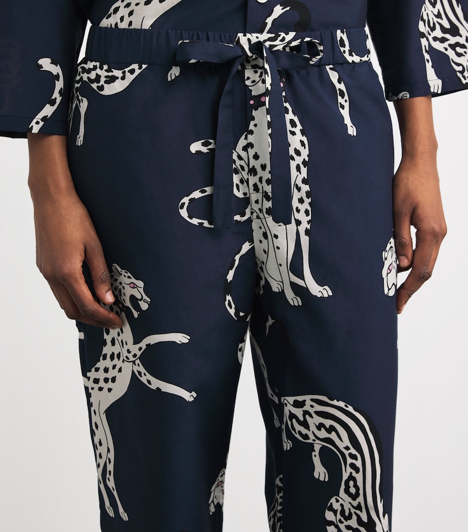 Cotton-Silk Cheetah Casablanca Pyjama Set ZIEGFELD Image 6