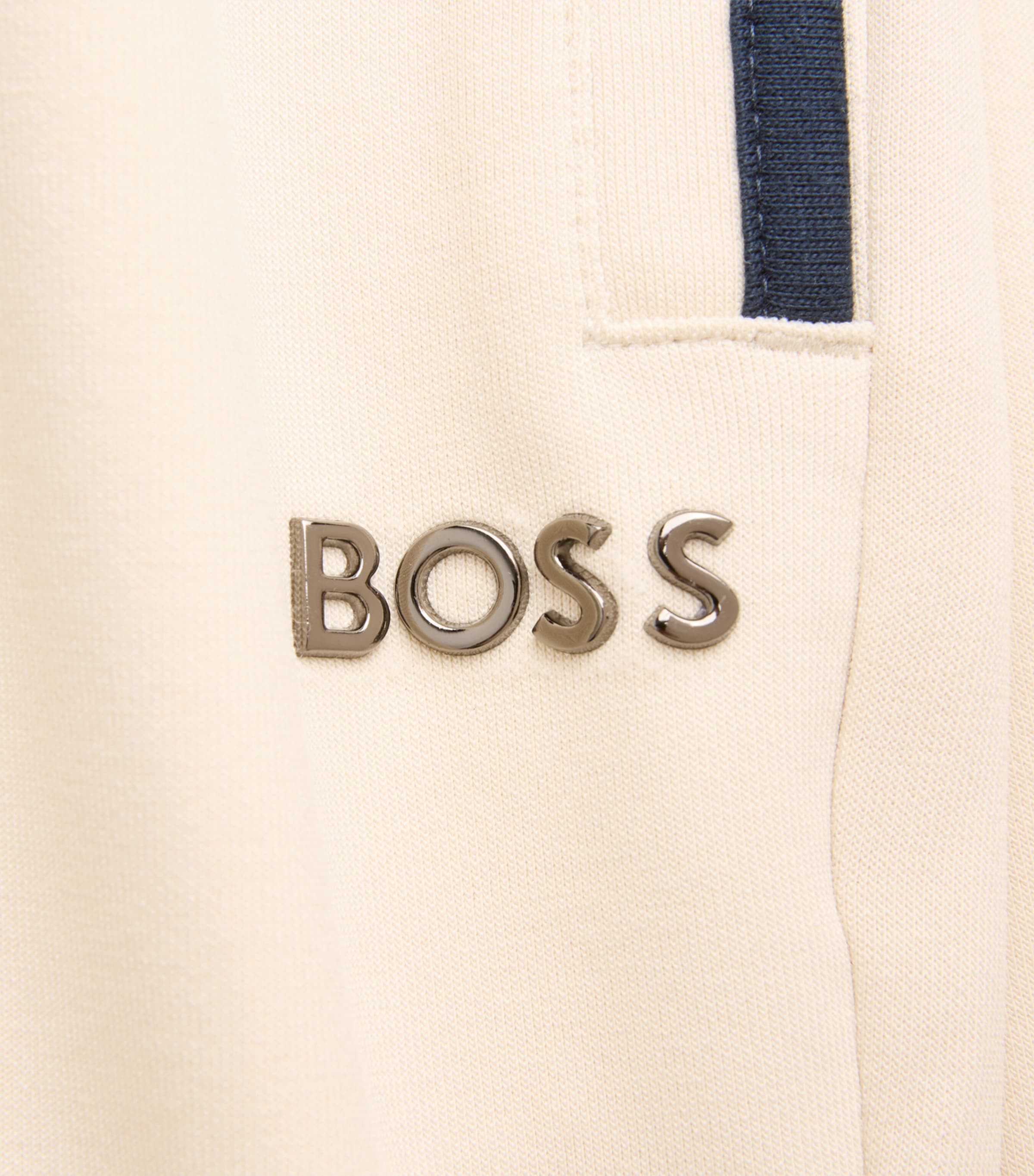 BOSS Mens Sense Sweatshorts Open White Image 6