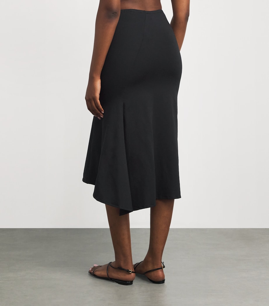 Ebony Slip Skirt RED Image 4