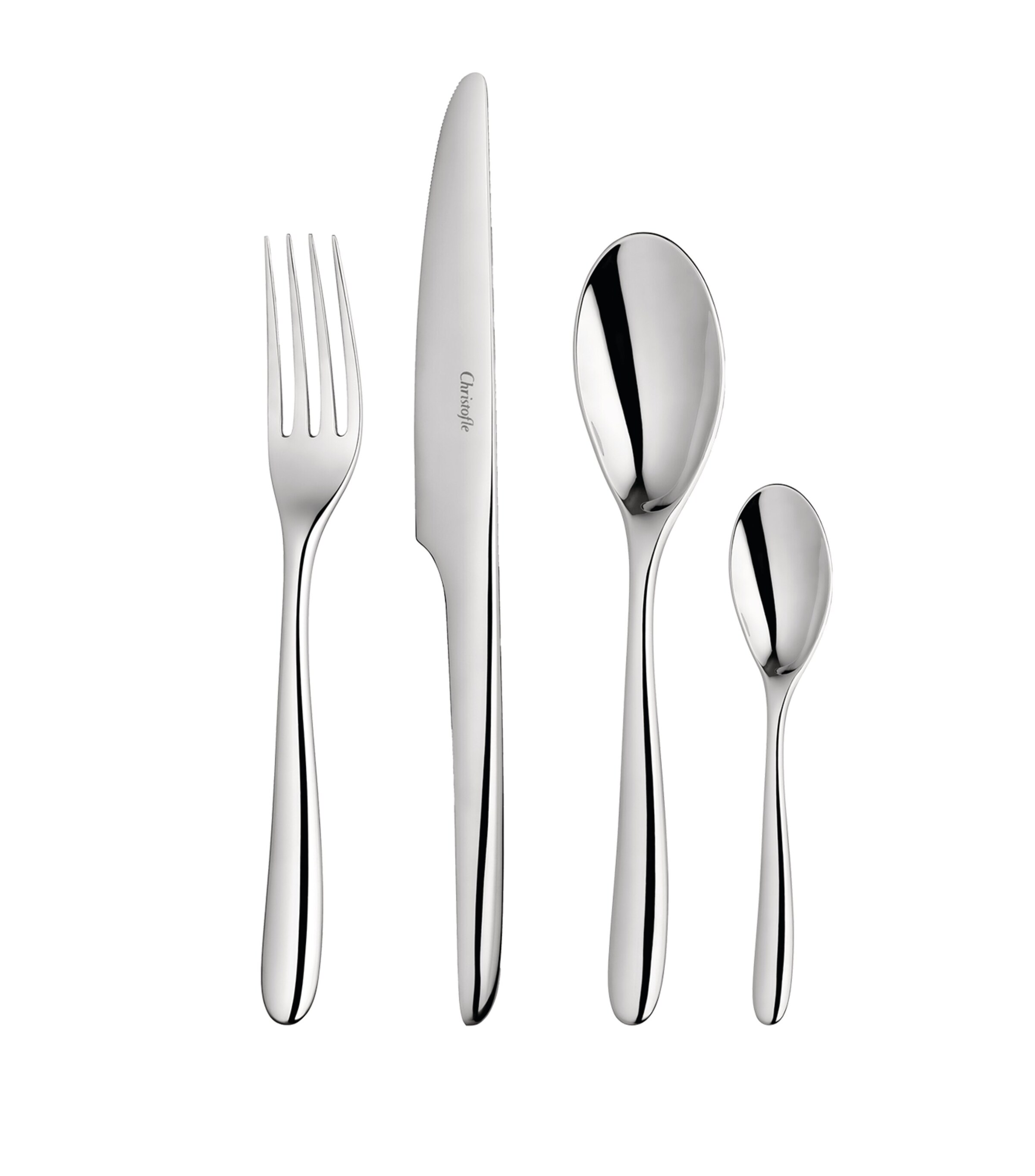 Christofle L'Ame de Christofle Stainless Steel 24-Piece Cutlery Set Silver Image 1