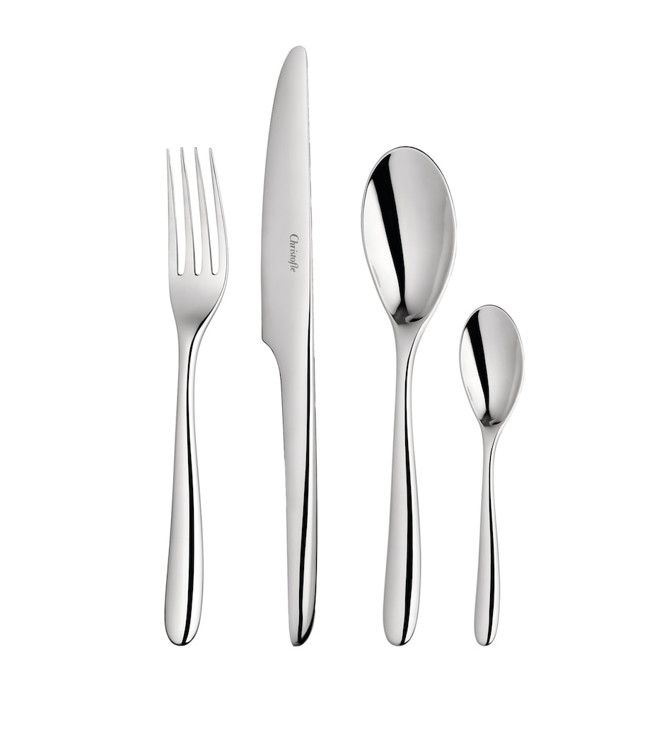 Christofle L'Ame de Christofle Stainless Steel 24-Piece Cutlery Set Silver Image 1