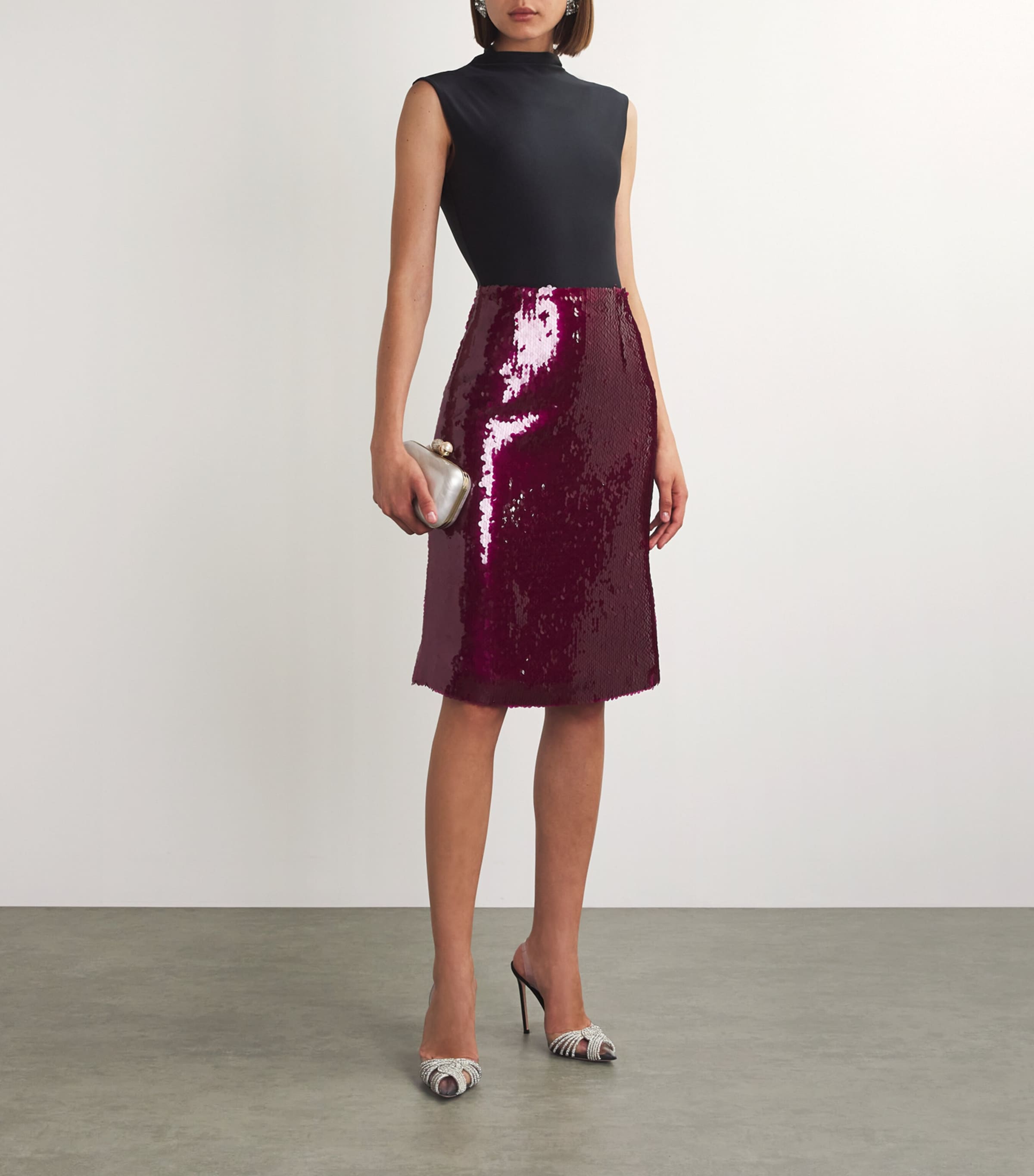 Gatsby Sling Pumps 105 BLACK Image 5