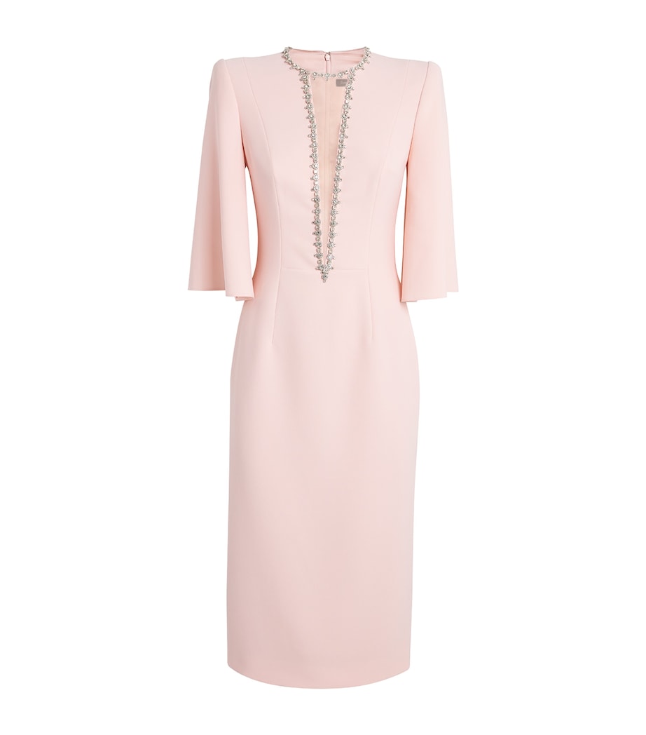 Crepe Embellished Midi Dress BUNNY 494 Image 1