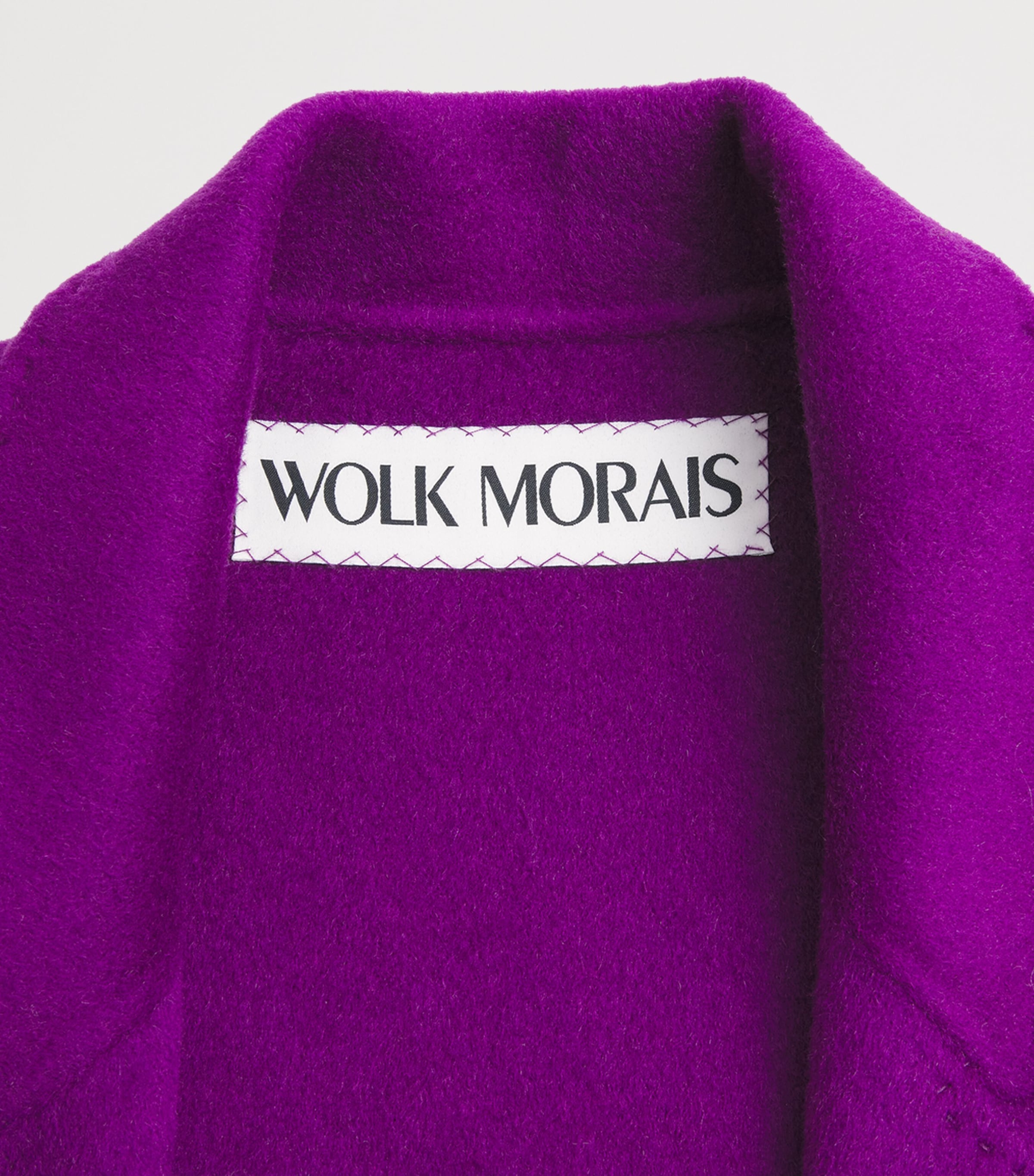 Cashmere Passy Coat PURPLE Image 5