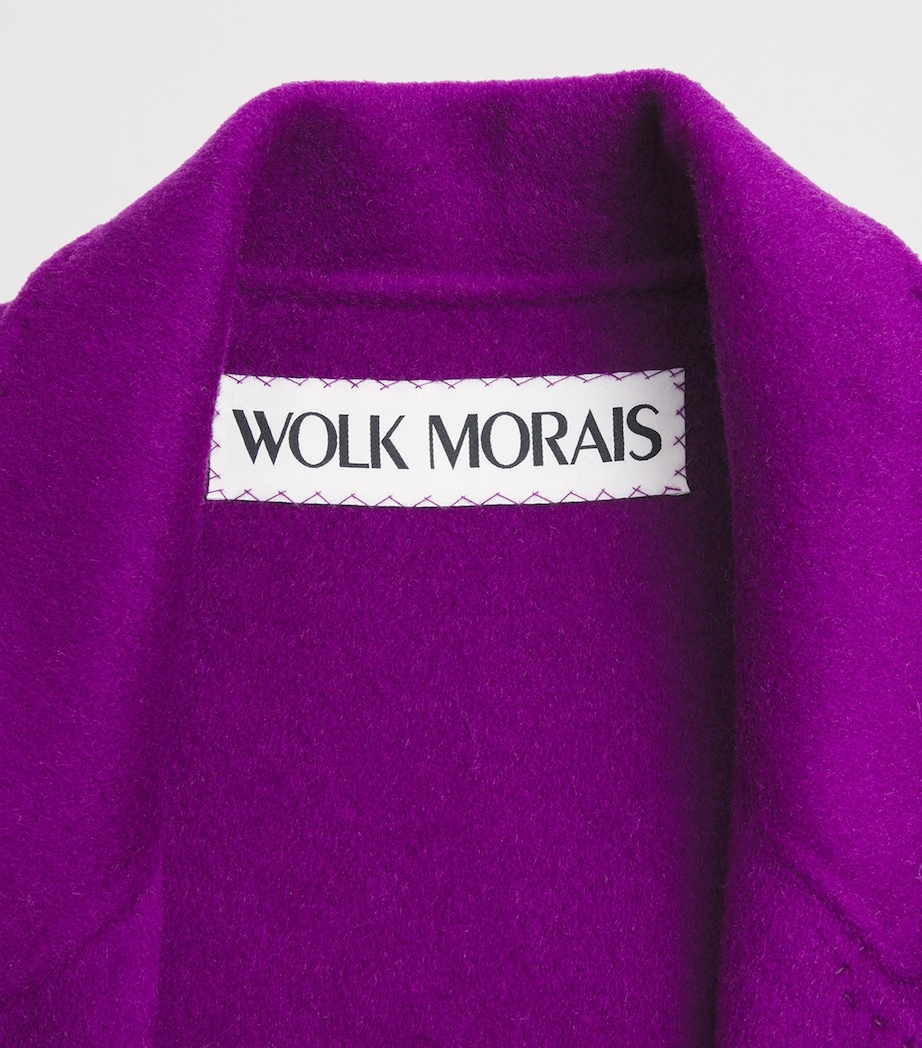 Cashmere Passy Coat PURPLE Image 5