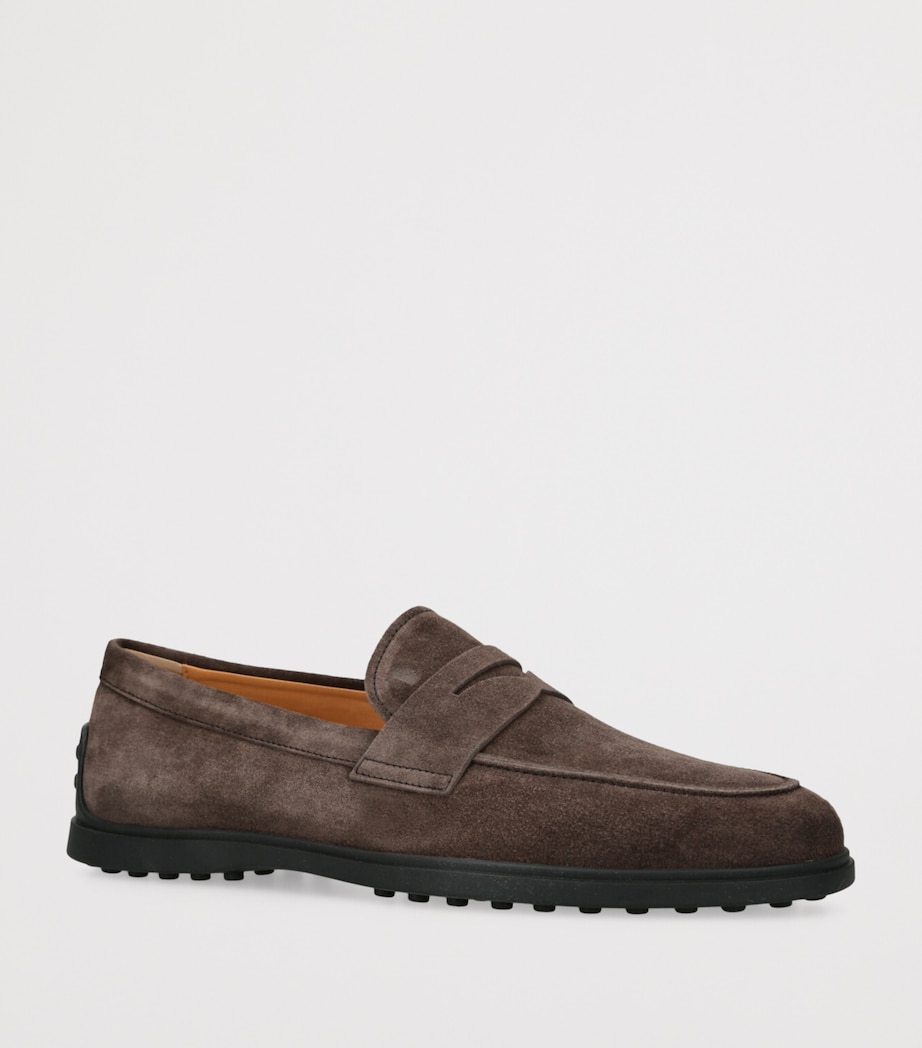 Suede Gomma Loafers DARK BROWN Image 3