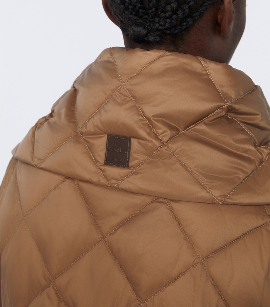 Water-Repellent Canvas Padded Collar CARAMEL Image 5