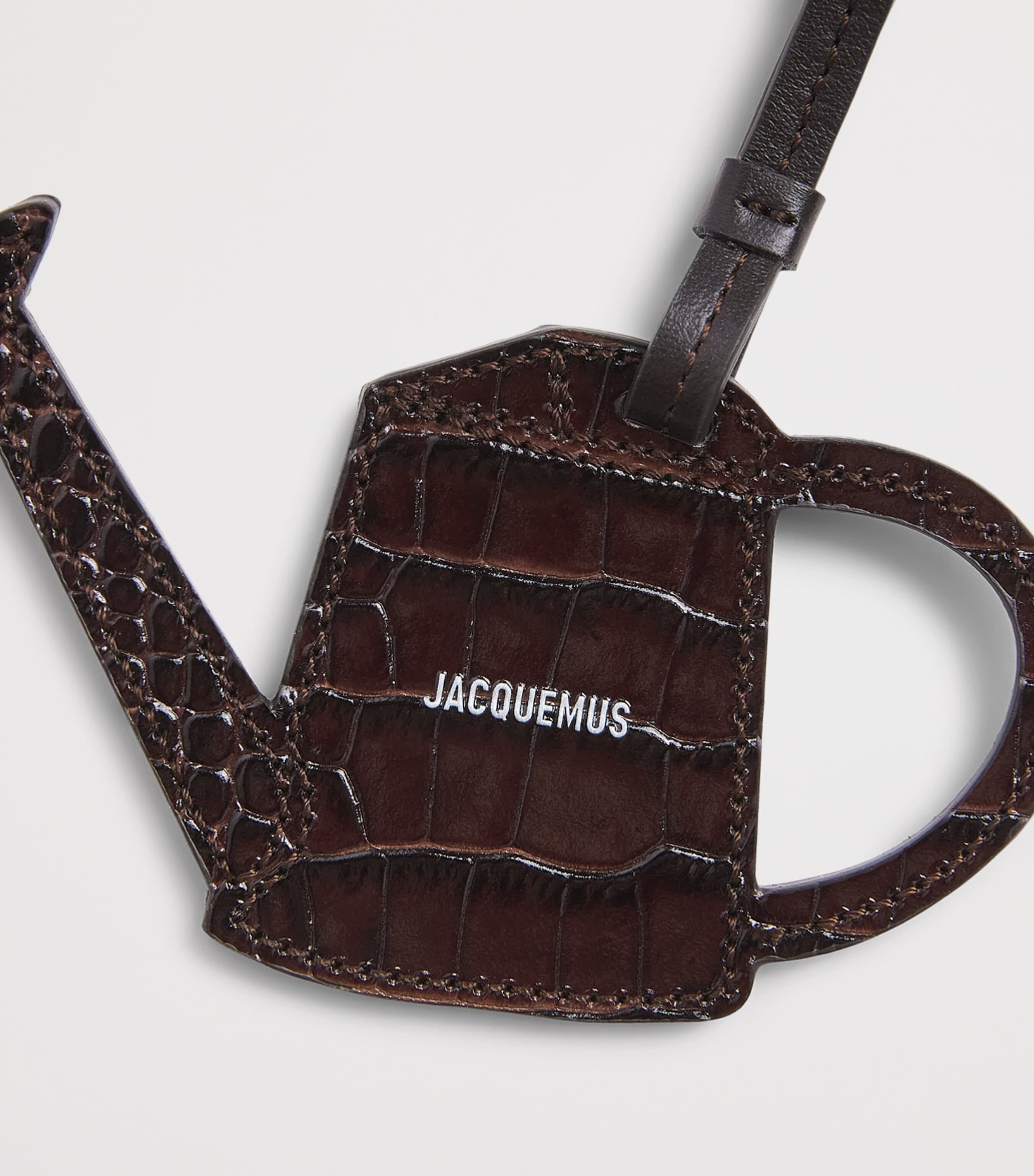 jacquemusレザーキーホルダー11747391 Jacquemus Brown Leather Watering Can Charm | Harrods DE