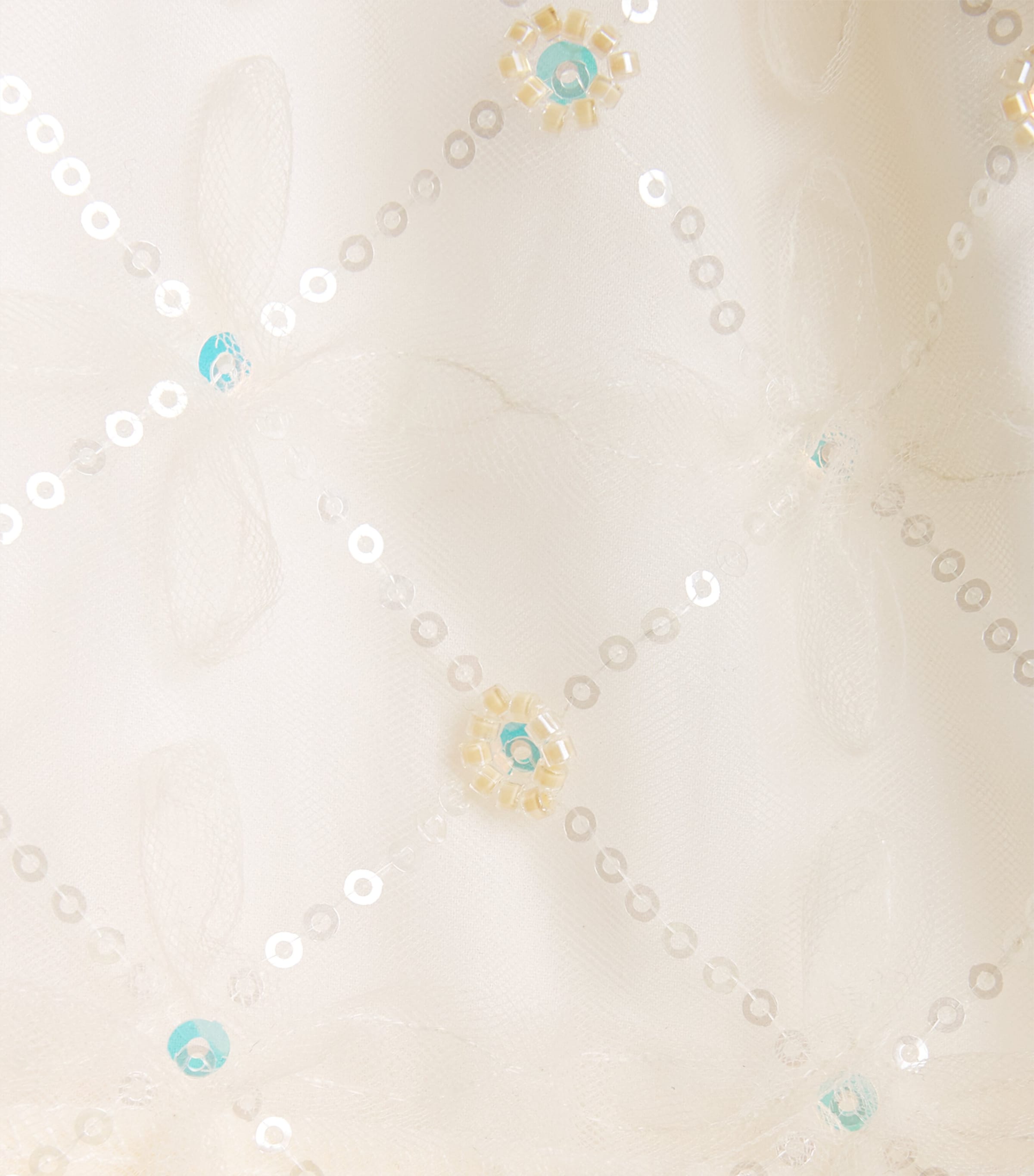 Tulle Sequinned Peplum Dress (4-12+ Years) CHAMPAGNE Image 3