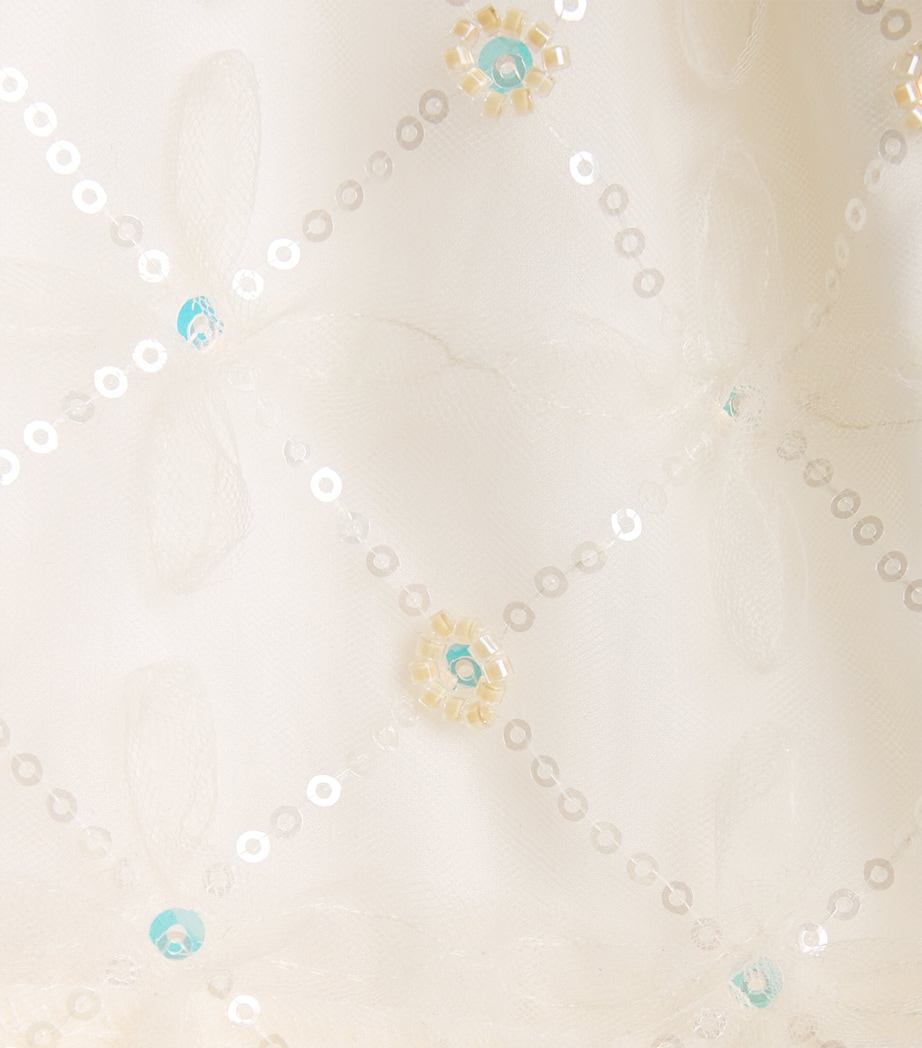 Tulle Sequinned Peplum Dress (4-12+ Years) CHAMPAGNE Image 3