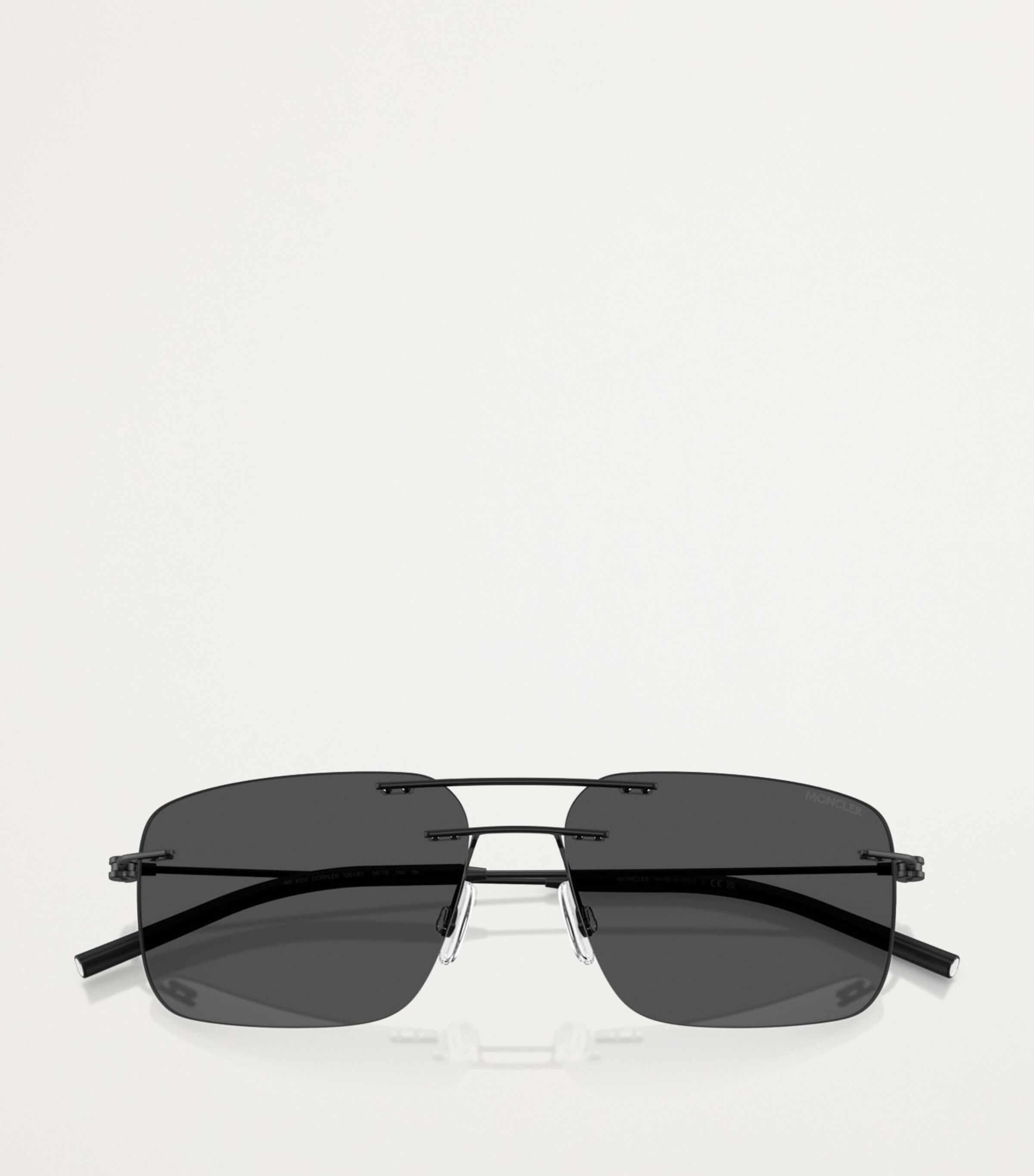 Moncler Black Steel Doppler ME4003 Sunglasses | Harrods US