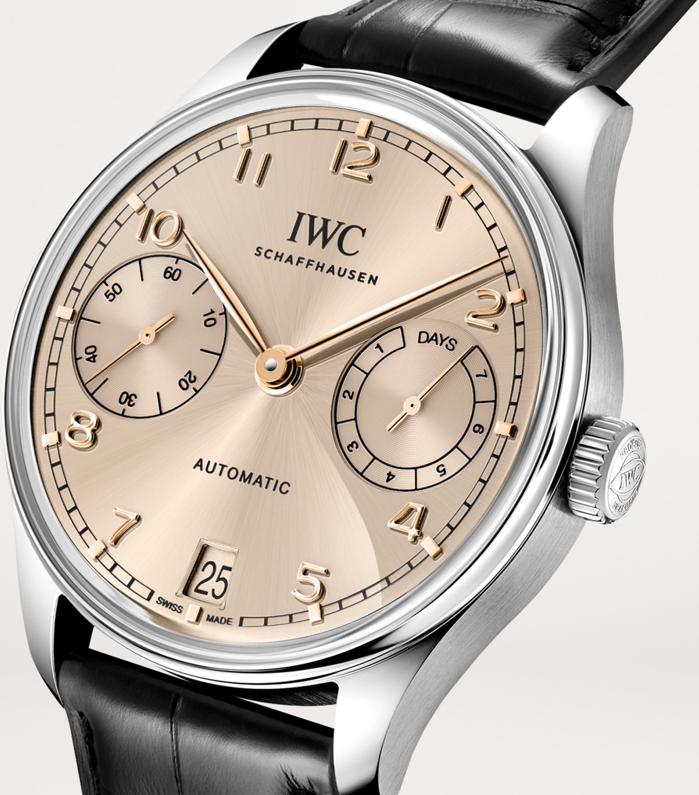 Stainless Steel Portugieser Automatic Watch 42mm BEIGE Image 5