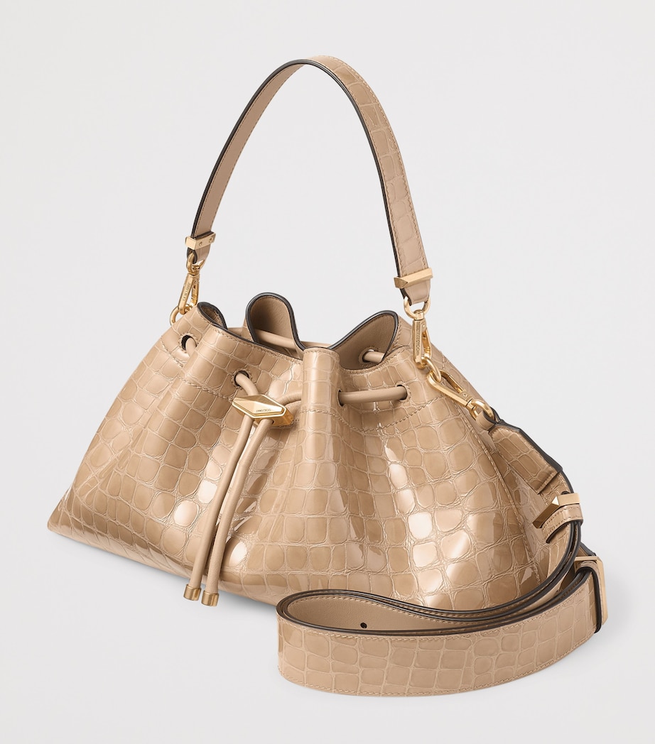 Bon Bon Cinch Leather Top-Handle Bag CHAI/GOLD Image 2