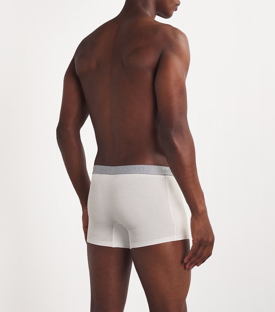 Cotton-Blend Essential Trunks (Pack of 2) 0101/WHITE Image 3