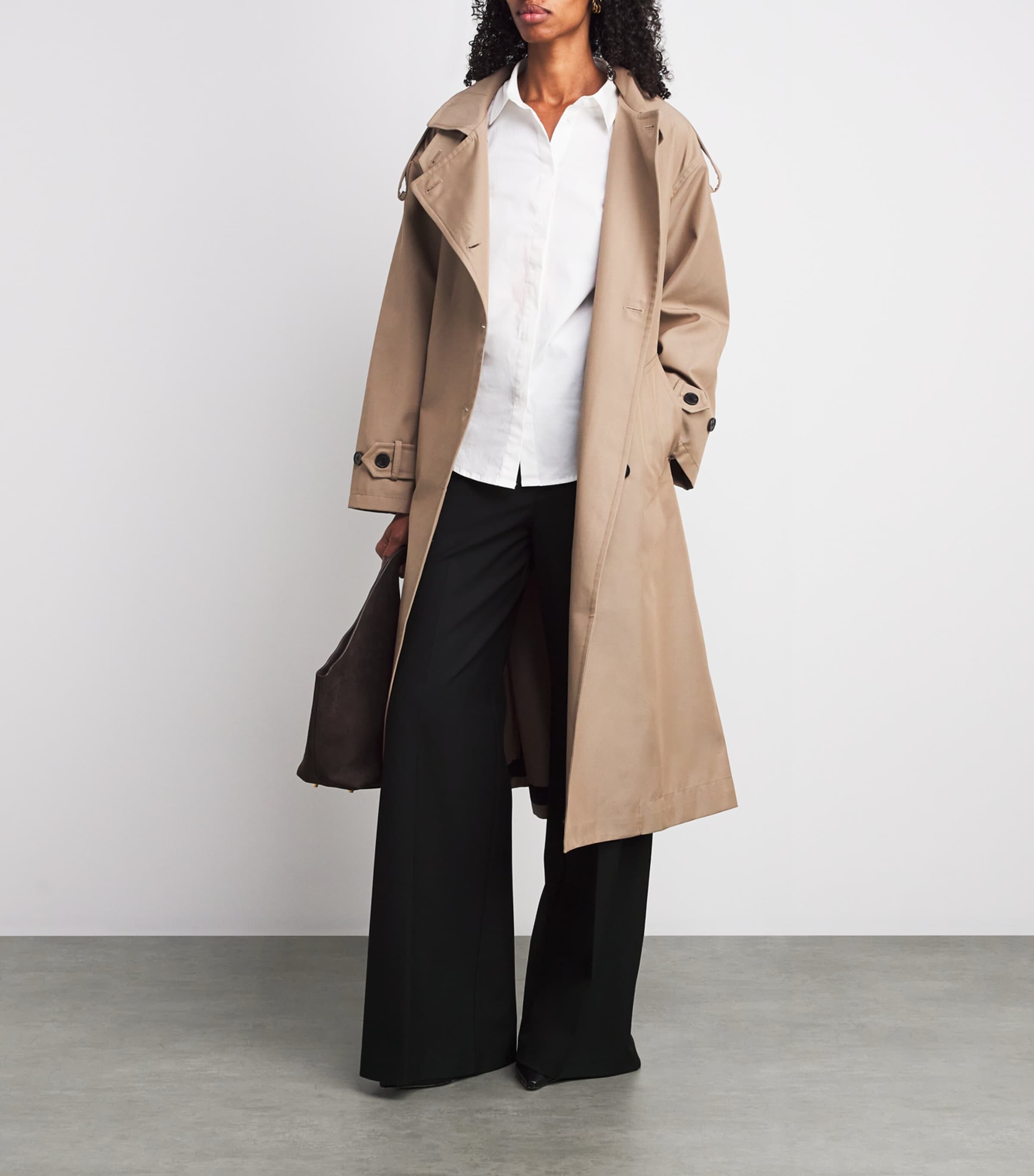 Wide-Leg Trousers BLACK Image 2