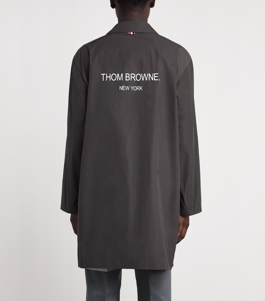 Technical Packable Logo Jacket DARK GREY Image 4