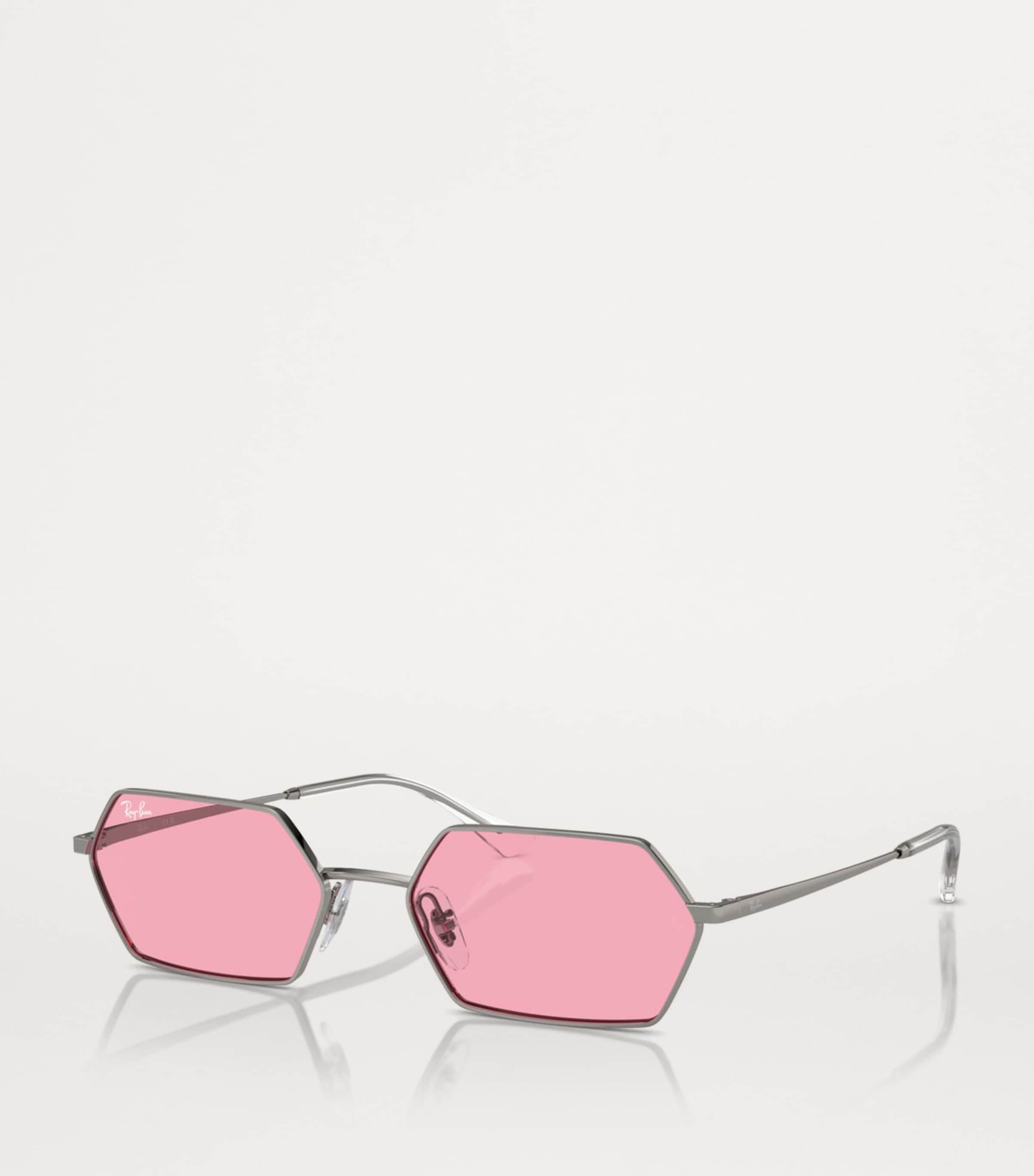YEVI BIO-BASED Sunglasses in Gunmetal and Pink - RB3728