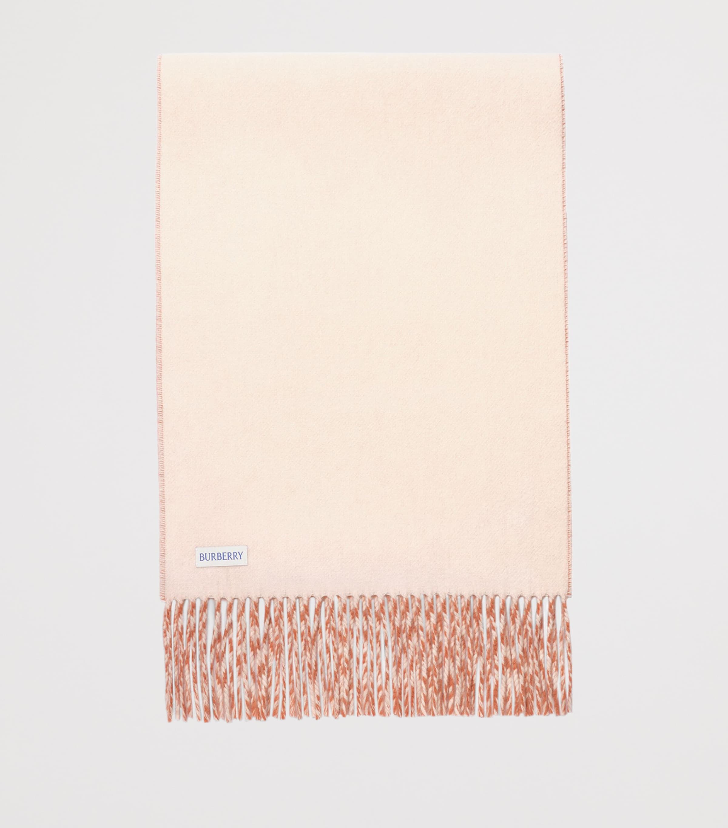 Burberry Cashmere Reversible Knight Scarf Clay Pink Image 4