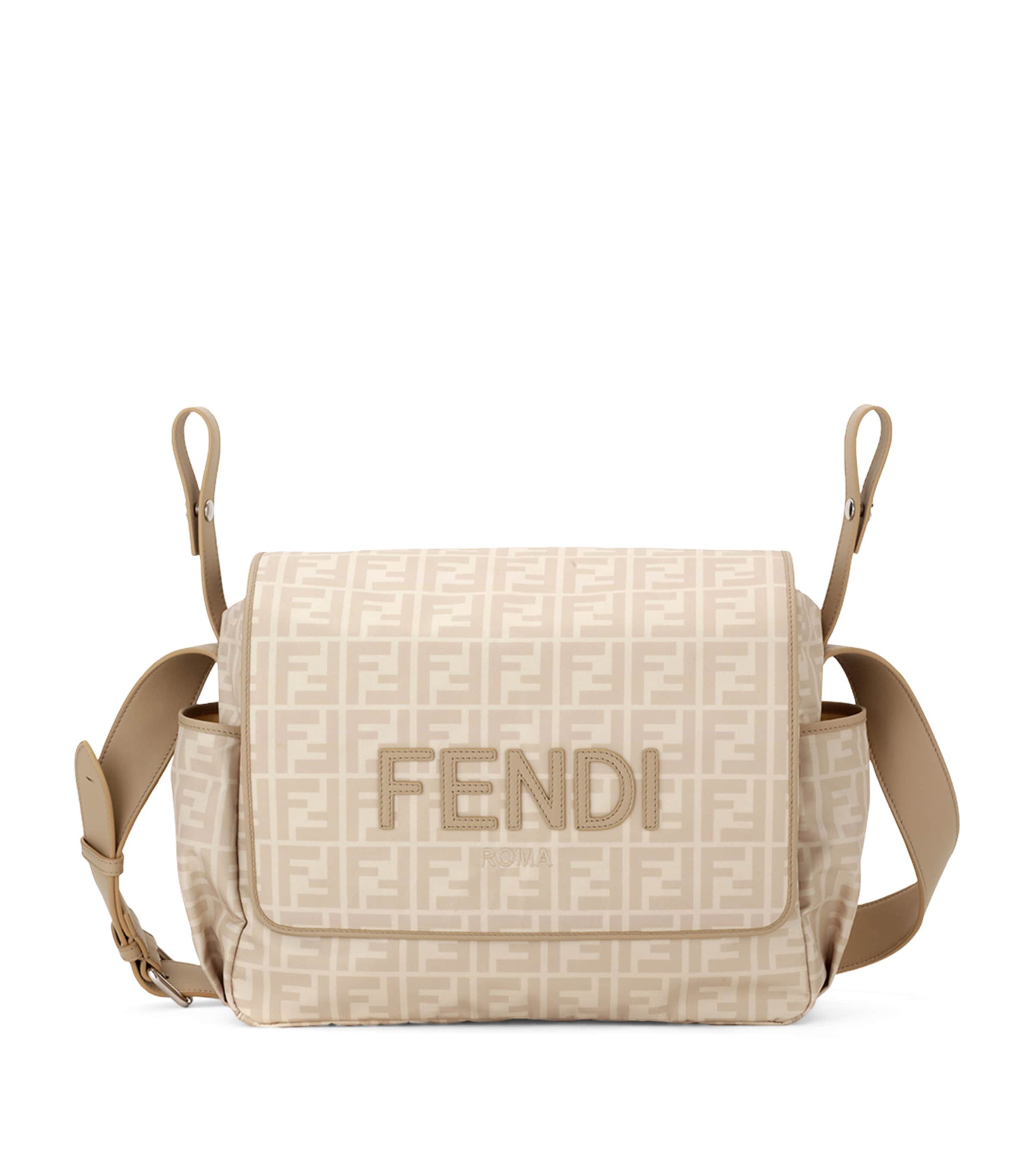 Fendi Kids Beige Logo Changing Bag Harrods UK