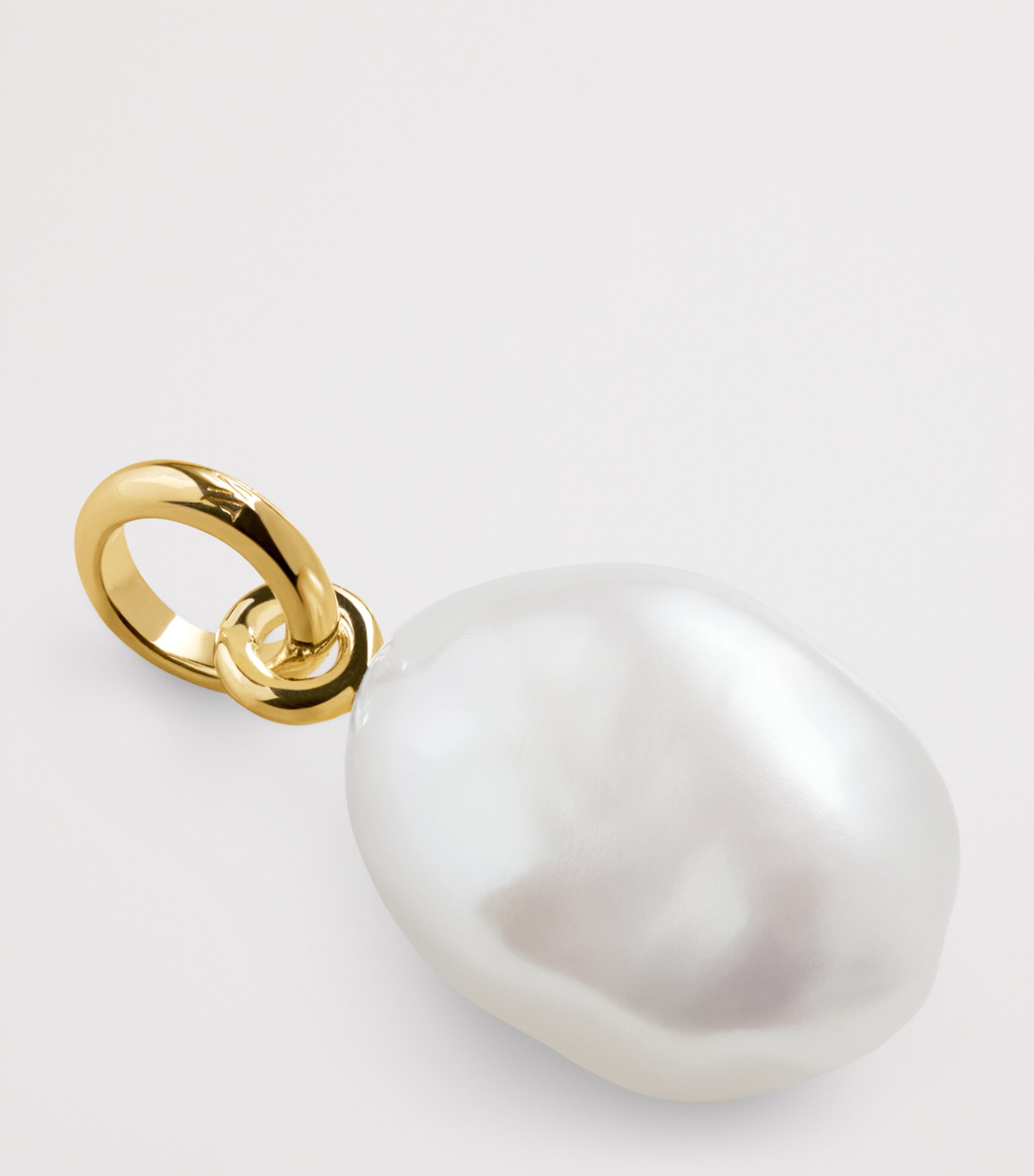 Gold Vermeil and Baroque Pearl Pendant 18K GOLD VERMEIL Image 2